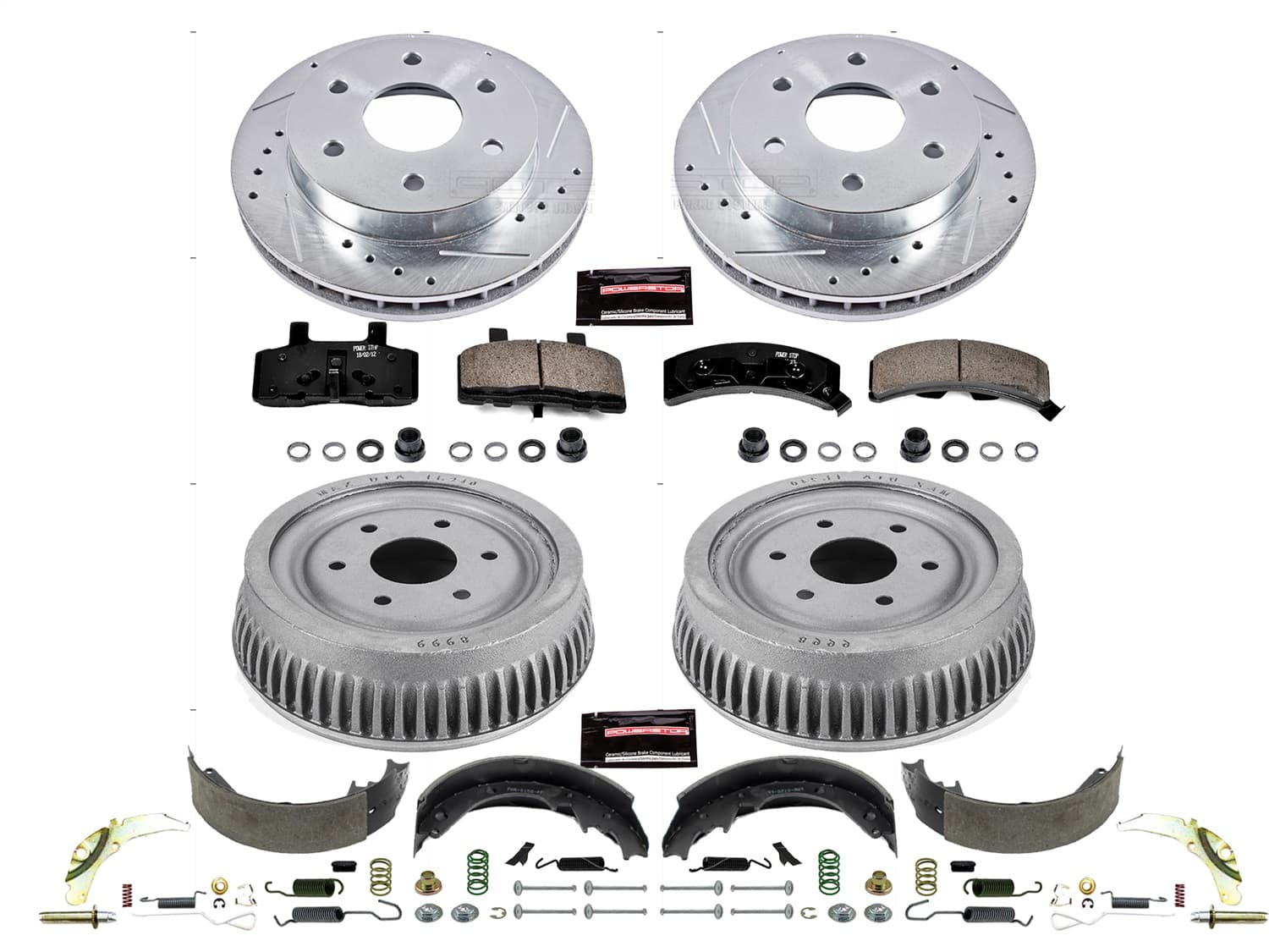 Power Stop - K15035DK - Complete Vehicle Disc/Drum Brake Kit image 1