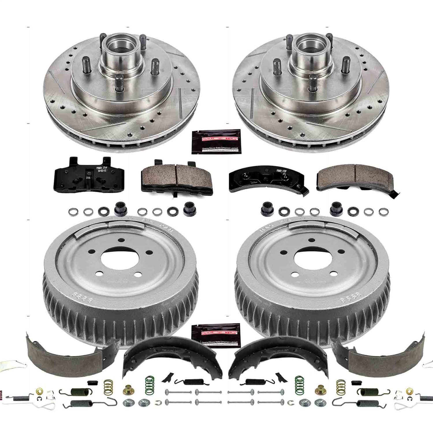 Power Stop - K15036DK - Complete Vehicle Disc/Drum Brake Kit image 1