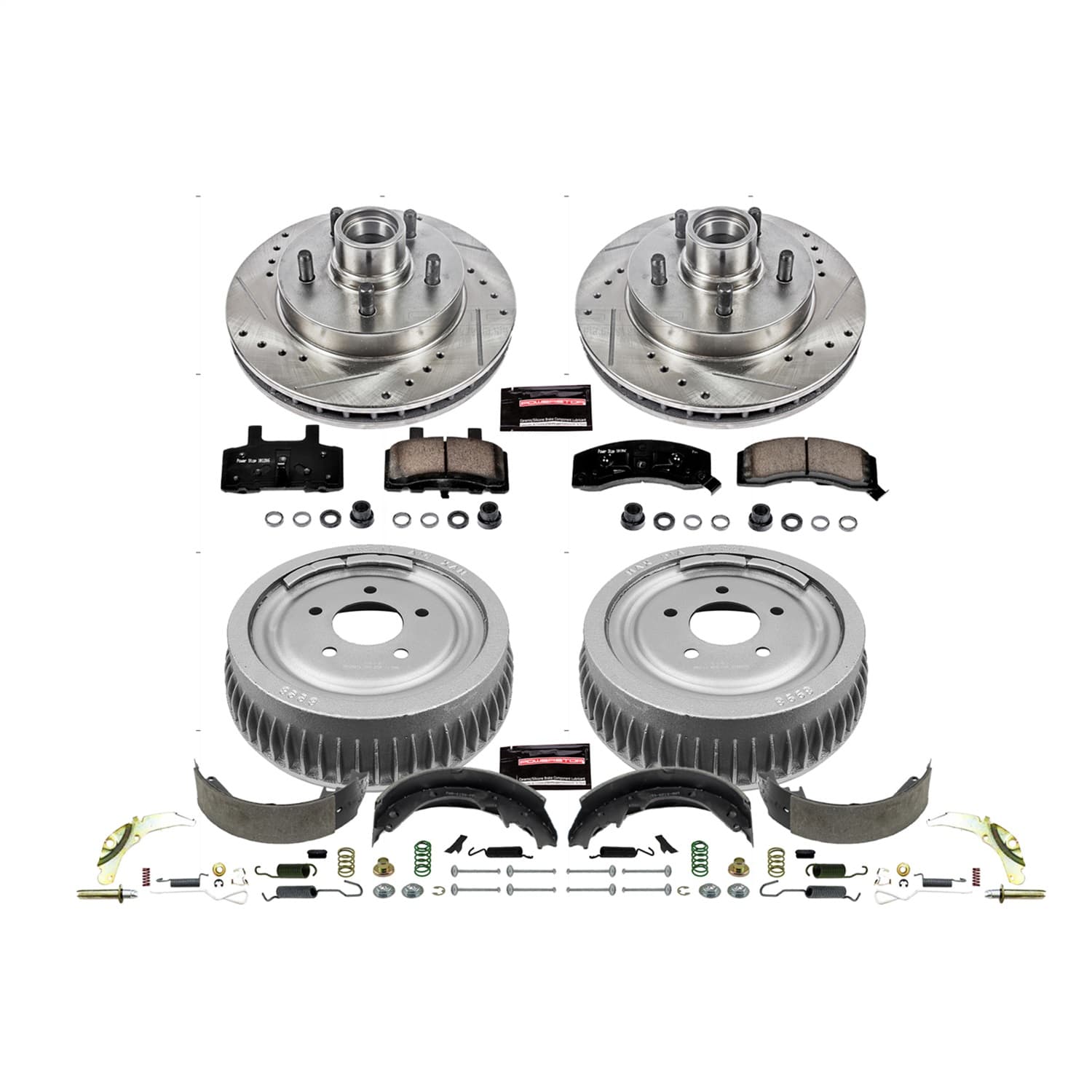 Power Stop - K15038DK - Complete Vehicle Disc/Drum Brake Kit image 1