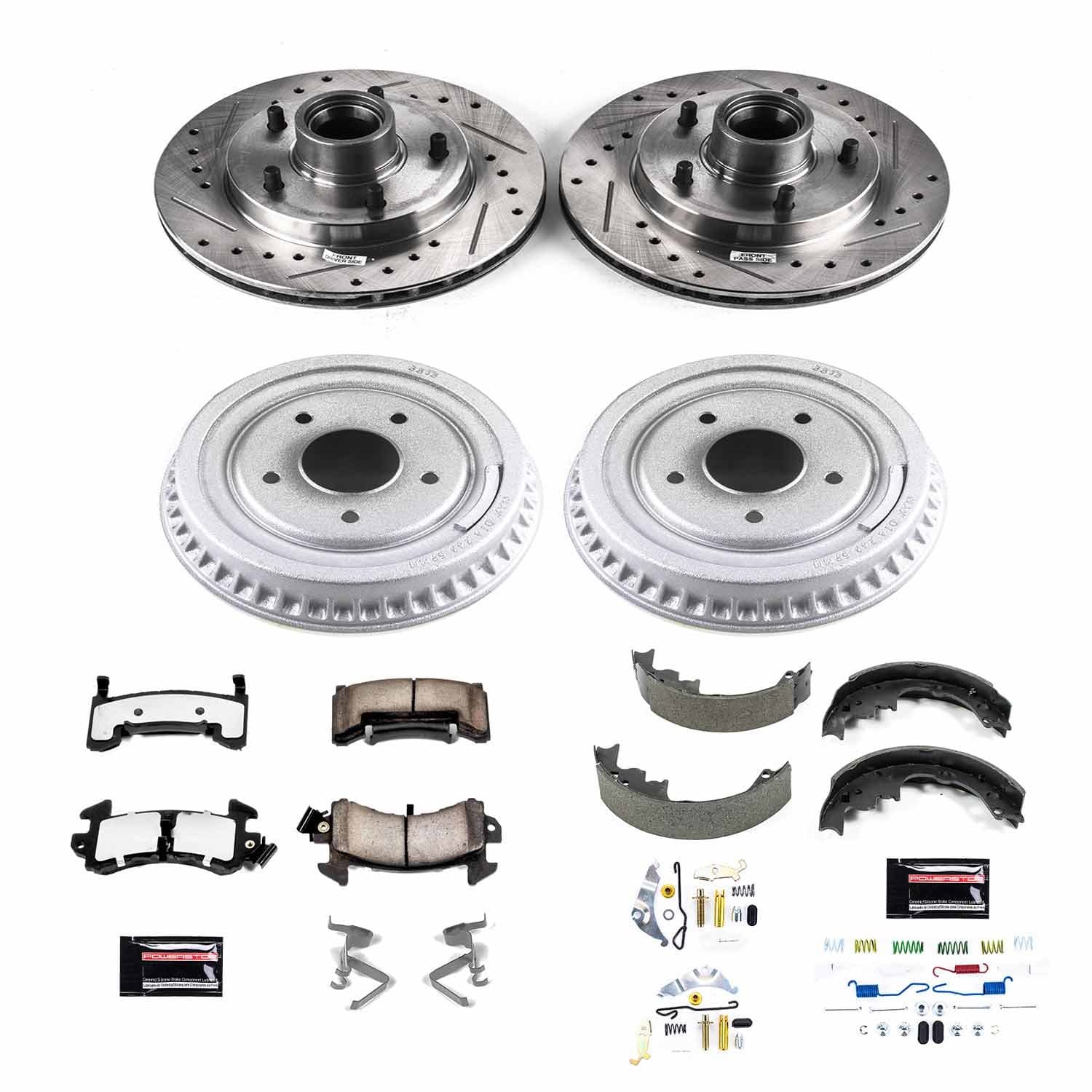 Power Stop - K15041DK-36 - Complete Vehicle Disc/Drum Brake Kit image 1