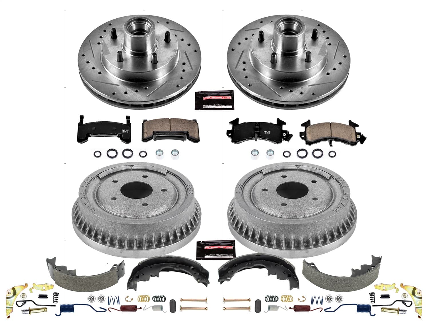Power Stop - K15041DK - Complete Vehicle Disc/Drum Brake Kit image 1