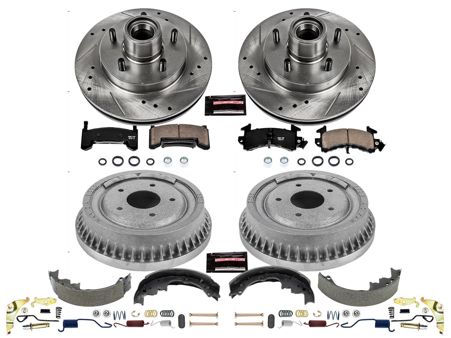 Power Stop - K15042DK - Complete Vehicle Disc/Drum Brake Kit image 1