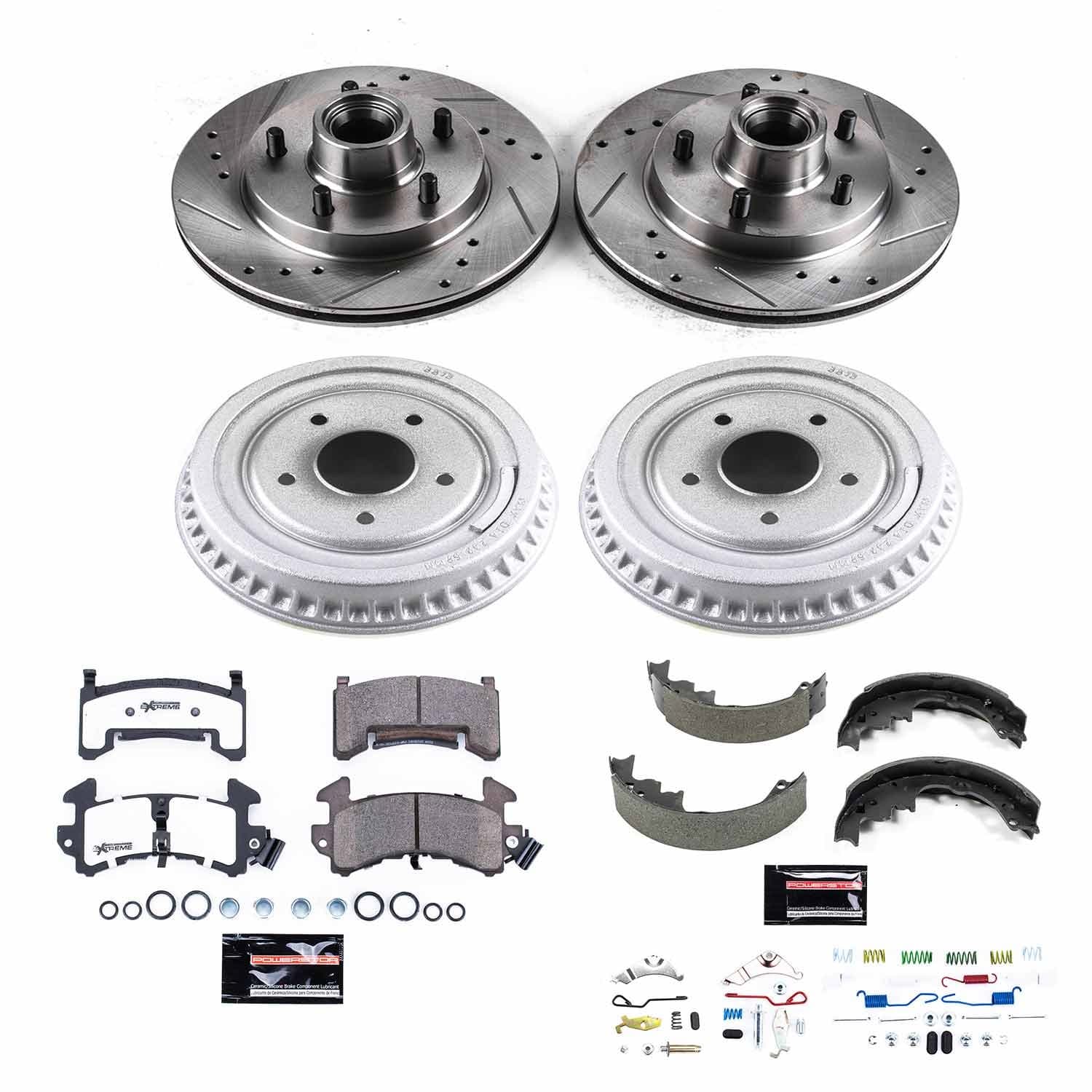 Power Stop - K15043DK-26 - Complete Vehicle Disc/Drum Brake Kit image 1