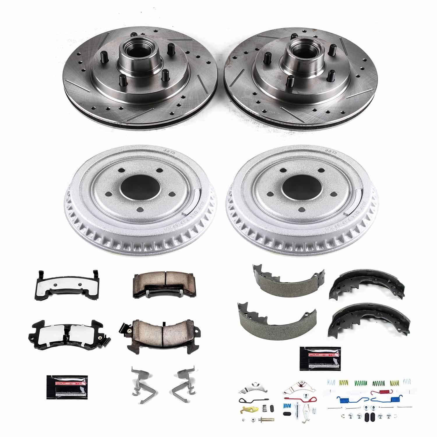 Power Stop - K15043DK-36 - Complete Vehicle Disc/Drum Brake Kit image 1