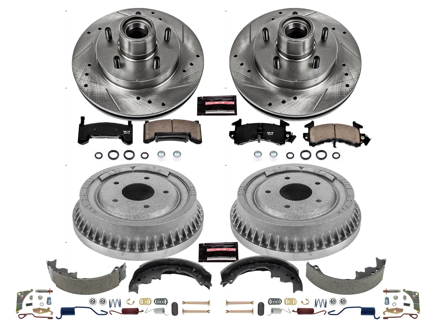 Power Stop - K15043DK - Complete Vehicle Disc/Drum Brake Kit image 1