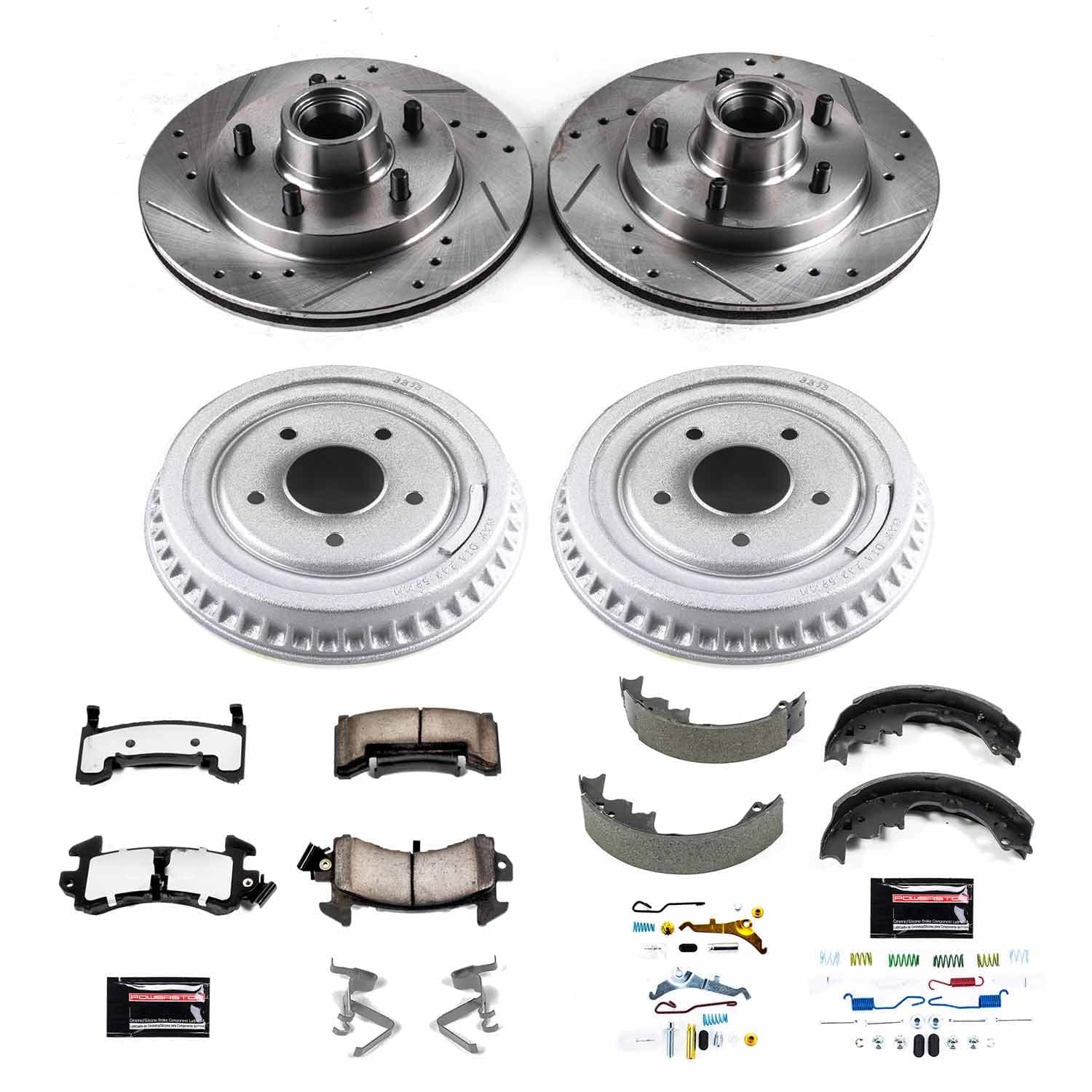 Power Stop - K15044DK-36 - Complete Vehicle Disc/Drum Brake Kit image 1