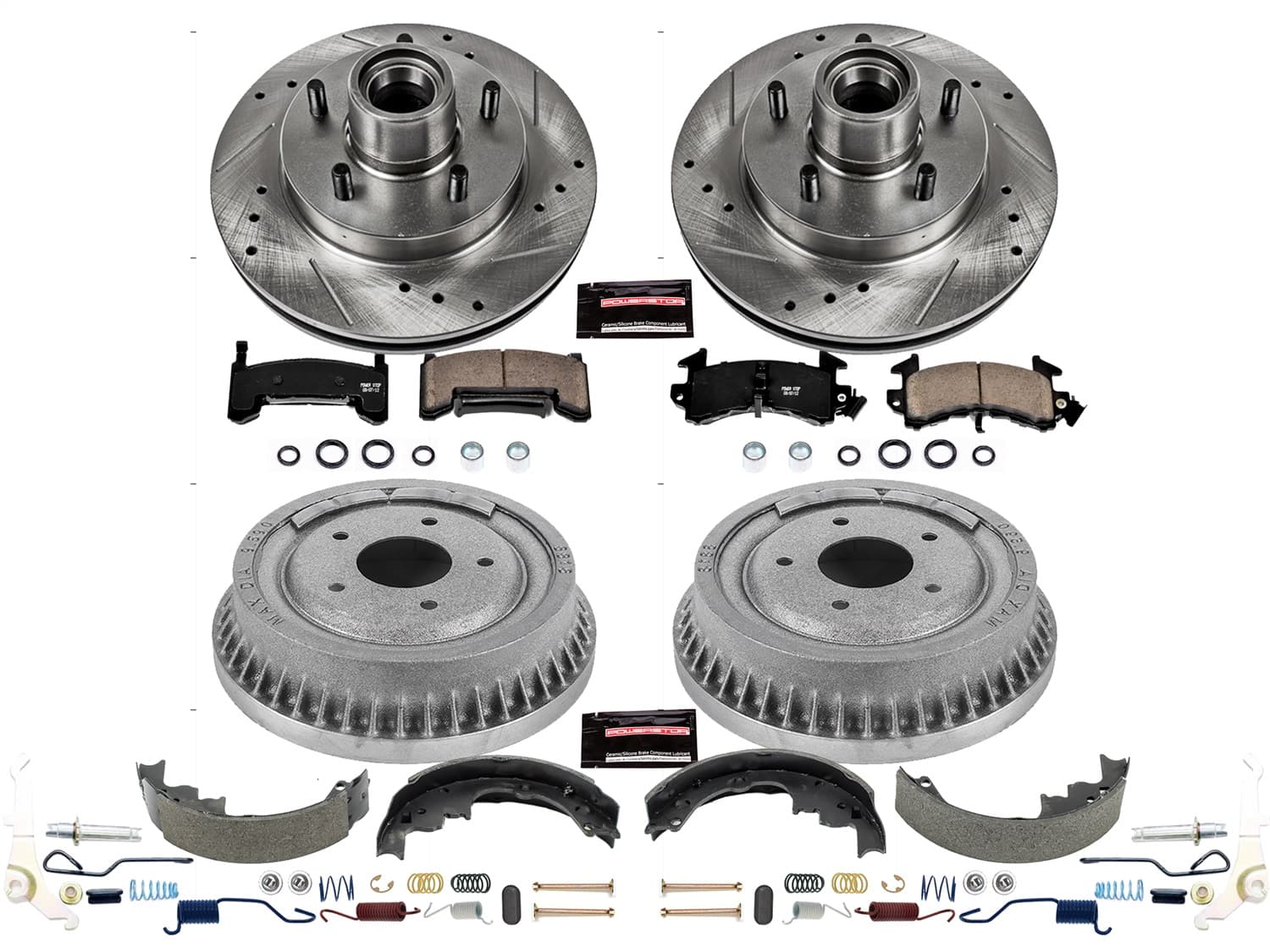 Power Stop - K15044DK - Complete Vehicle Disc/Drum Brake Kit image 1