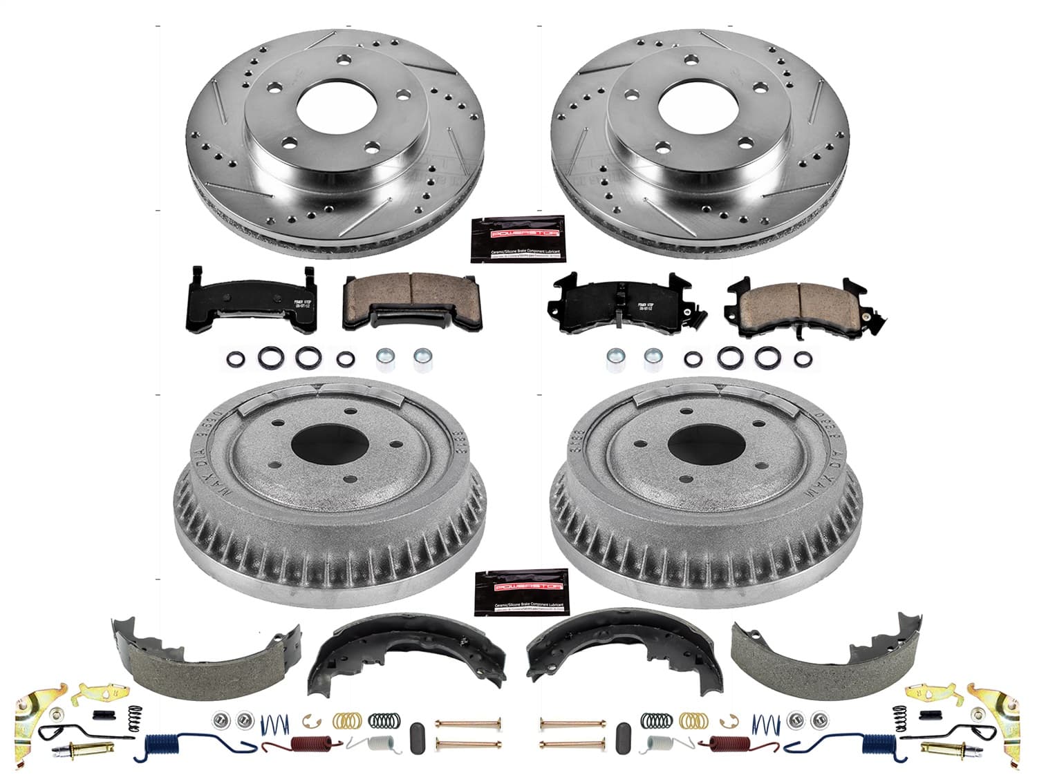 Power Stop - K15045DK - Complete Vehicle Disc/Drum Brake Kit image 1