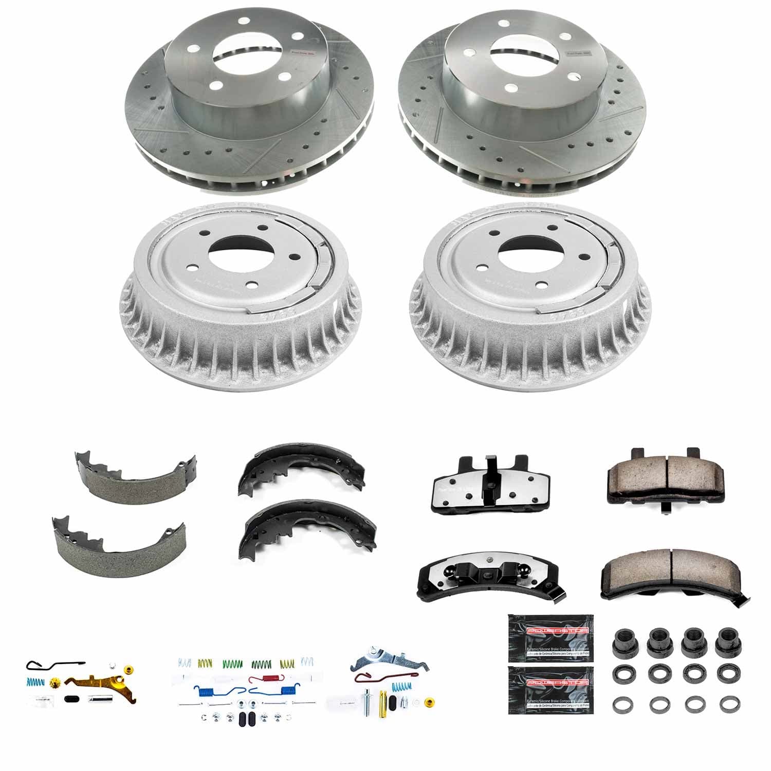 Power Stop - K15048DK-36 - Complete Vehicle Disc/Drum Brake Kit image 1
