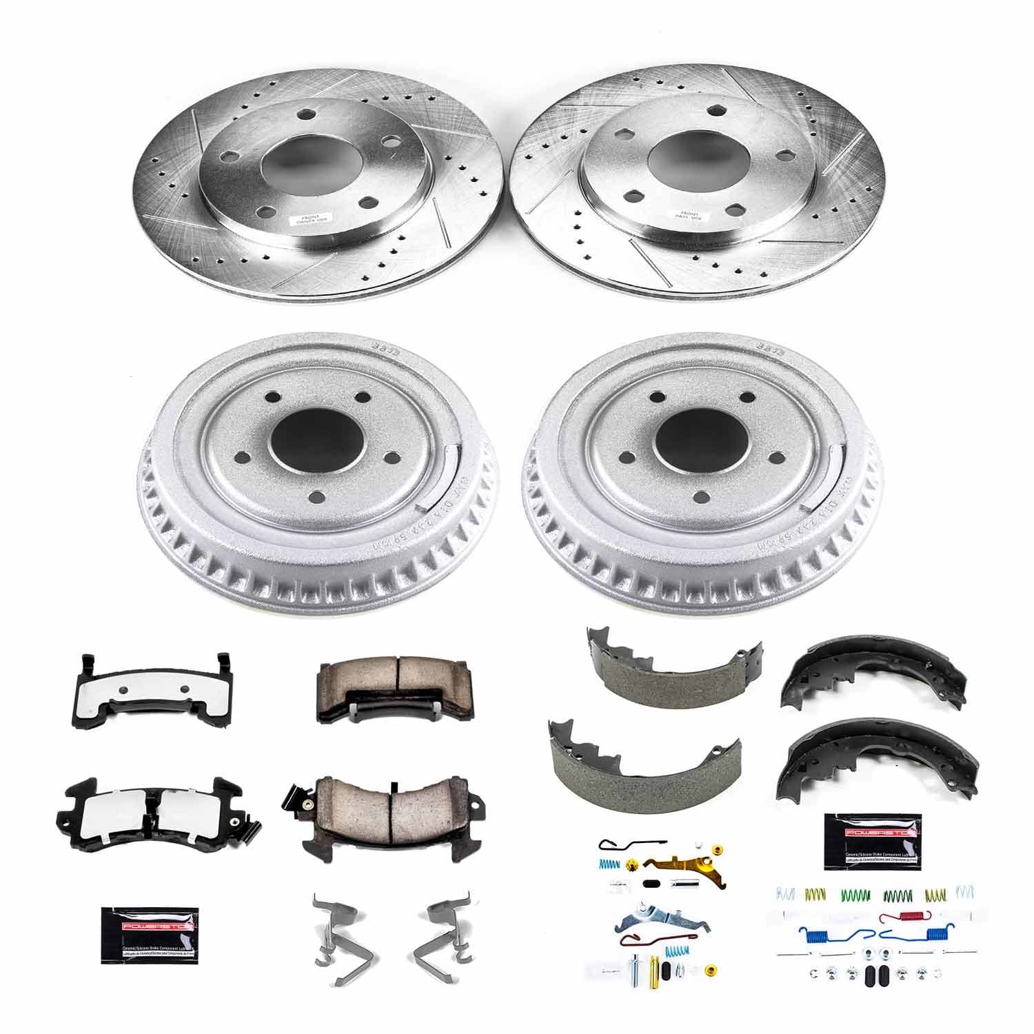 Power Stop - K15050DK-36 - Complete Vehicle Disc/Drum Brake Kit image 1