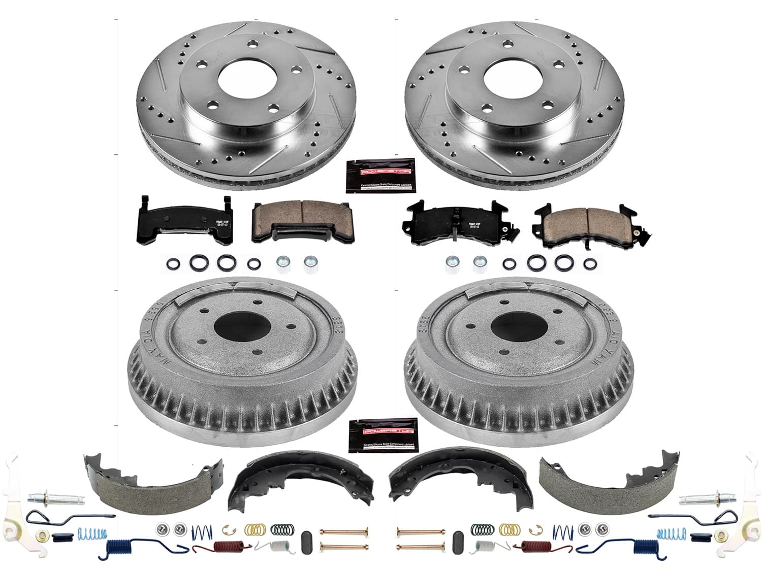 Power Stop - K15050DK - Complete Vehicle Disc/Drum Brake Kit image 1