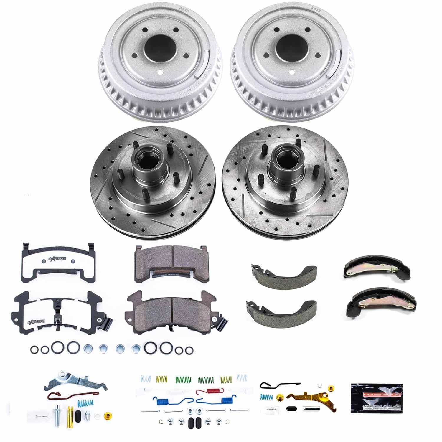 Power Stop - K15051DK-26 - Complete Vehicle Disc/Drum Brake Kit image 1