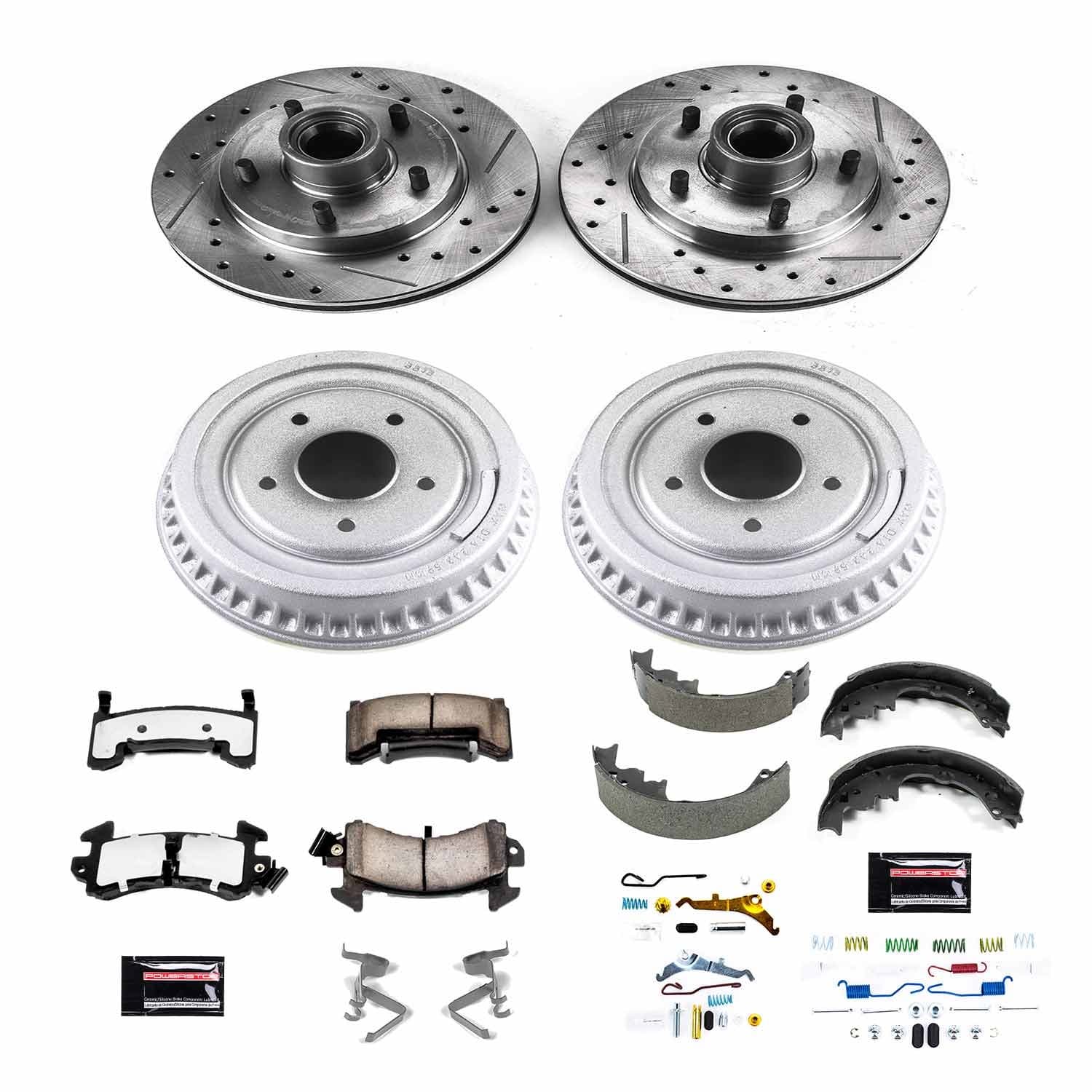 Power Stop - K15051DK-36 - Complete Vehicle Disc/Drum Brake Kit image 1
