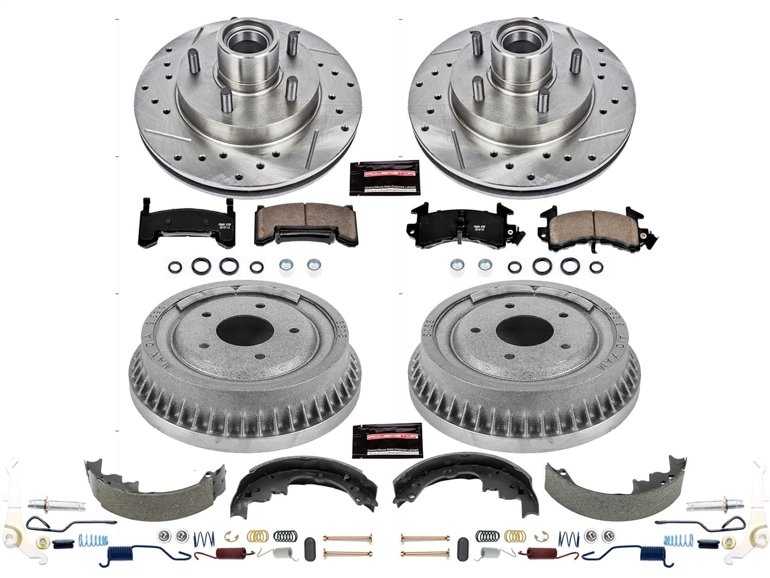 Power Stop - K15051DK - Complete Vehicle Disc/Drum Brake Kit image 1