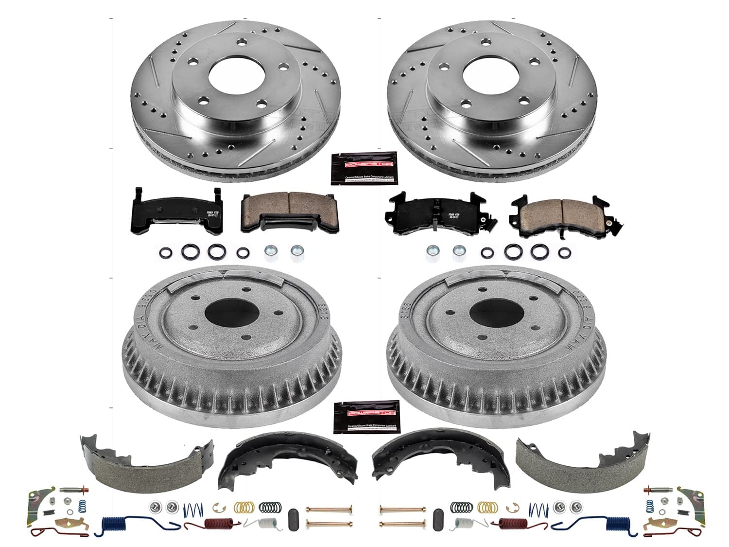 Power Stop - K15052DK - Complete Vehicle Disc/Drum Brake Kit image 1