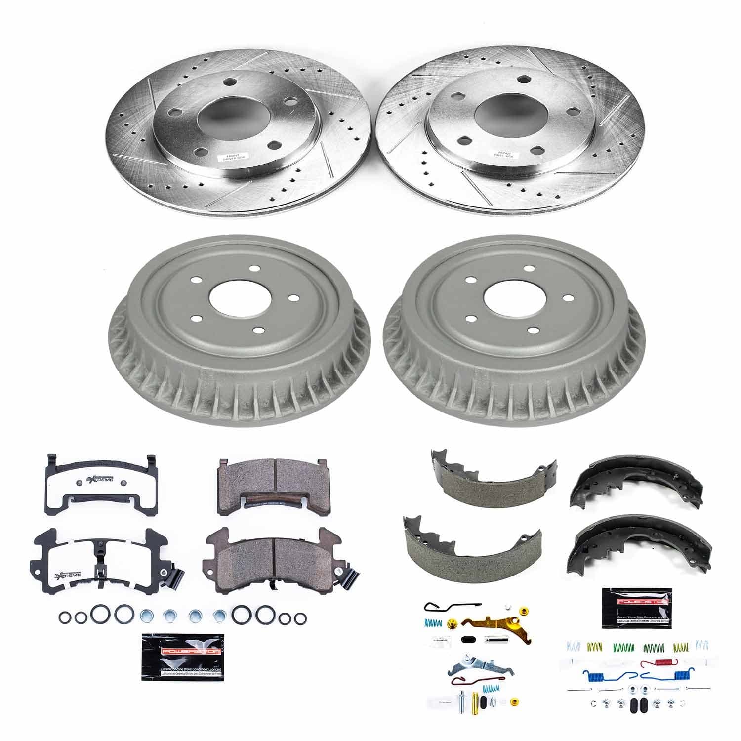 Power Stop - K15053DK-26 - Complete Vehicle Disc/Drum Brake Kit image 1