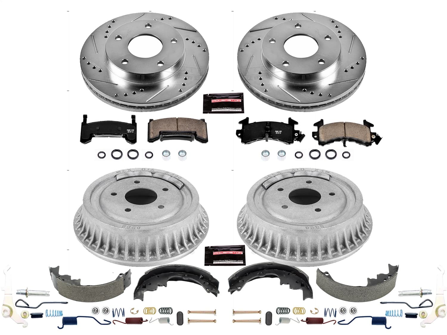 Power Stop - K15053DK - Complete Vehicle Disc/Drum Brake Kit image 1