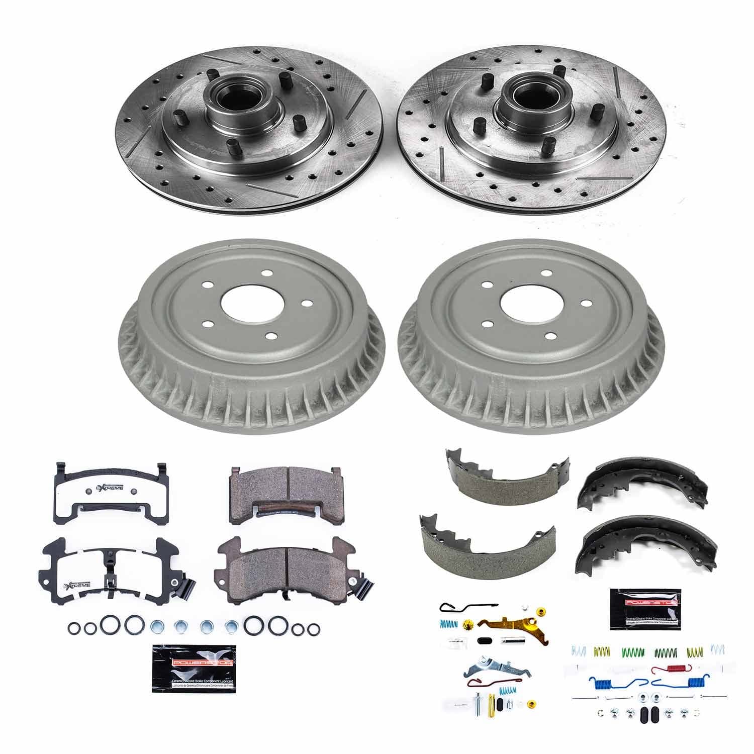 Power Stop - K15054DK-26 - Complete Vehicle Disc/Drum Brake Kit image 1