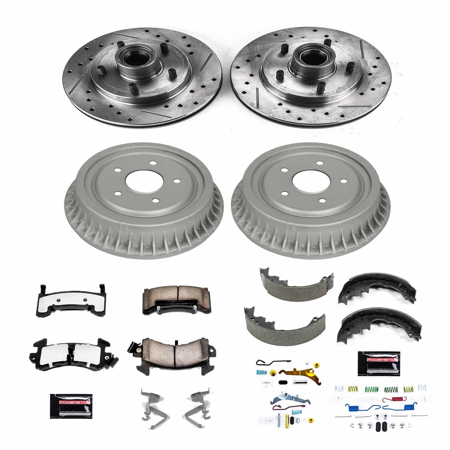 Power Stop - K15054DK-36 - Complete Vehicle Disc/Drum Brake Kit image 1