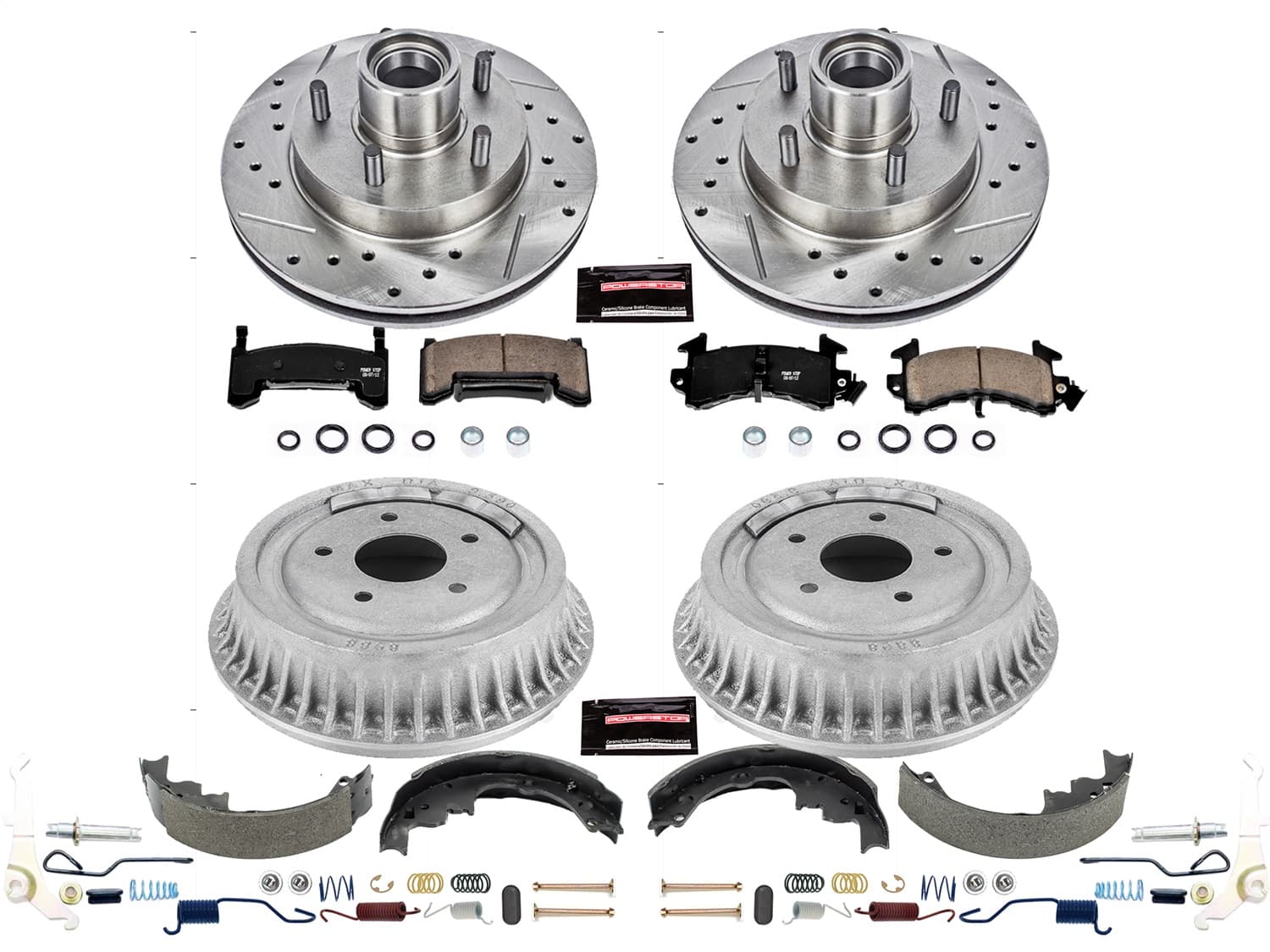 Power Stop - K15054DK - Complete Vehicle Disc/Drum Brake Kit image 1