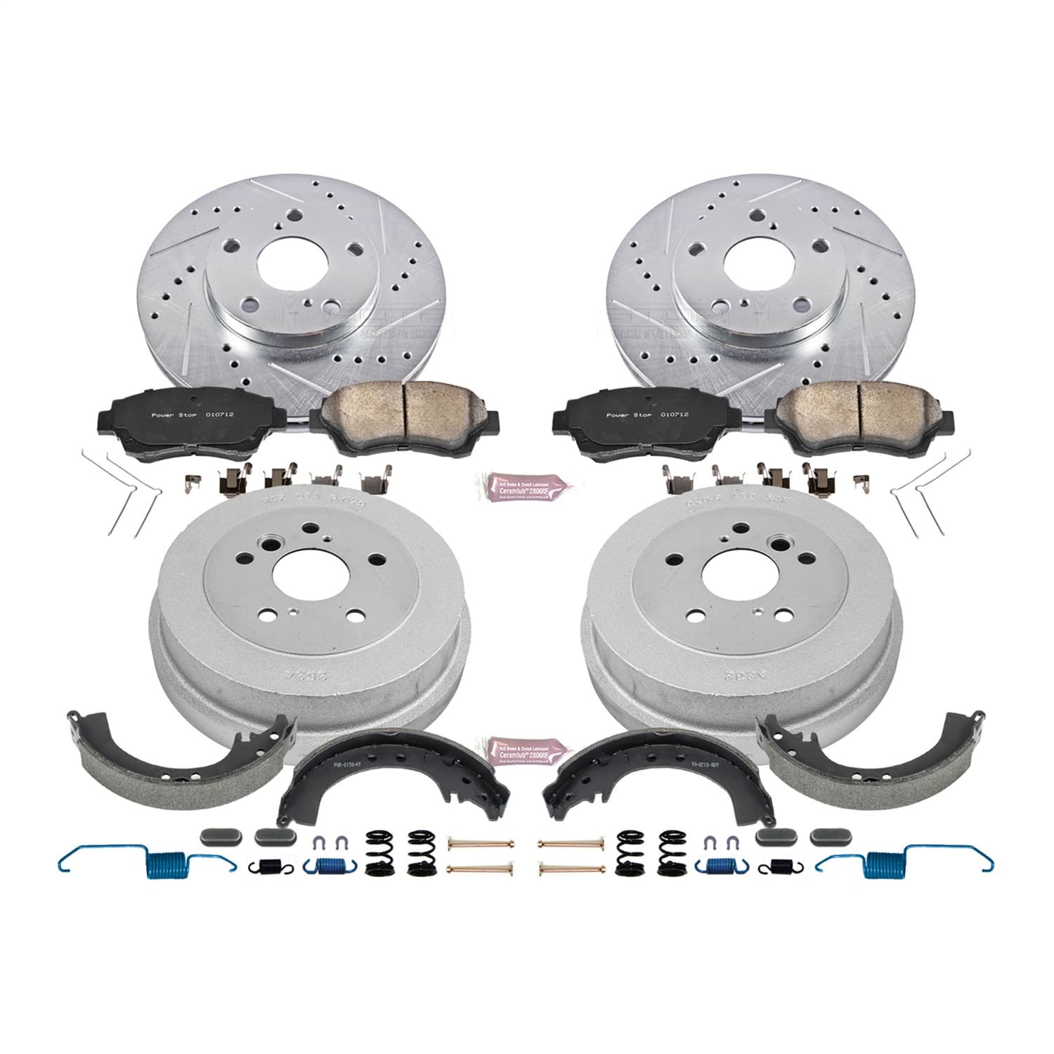Power Stop - K15060DK - Complete Vehicle Disc/Drum Brake Kit image 1