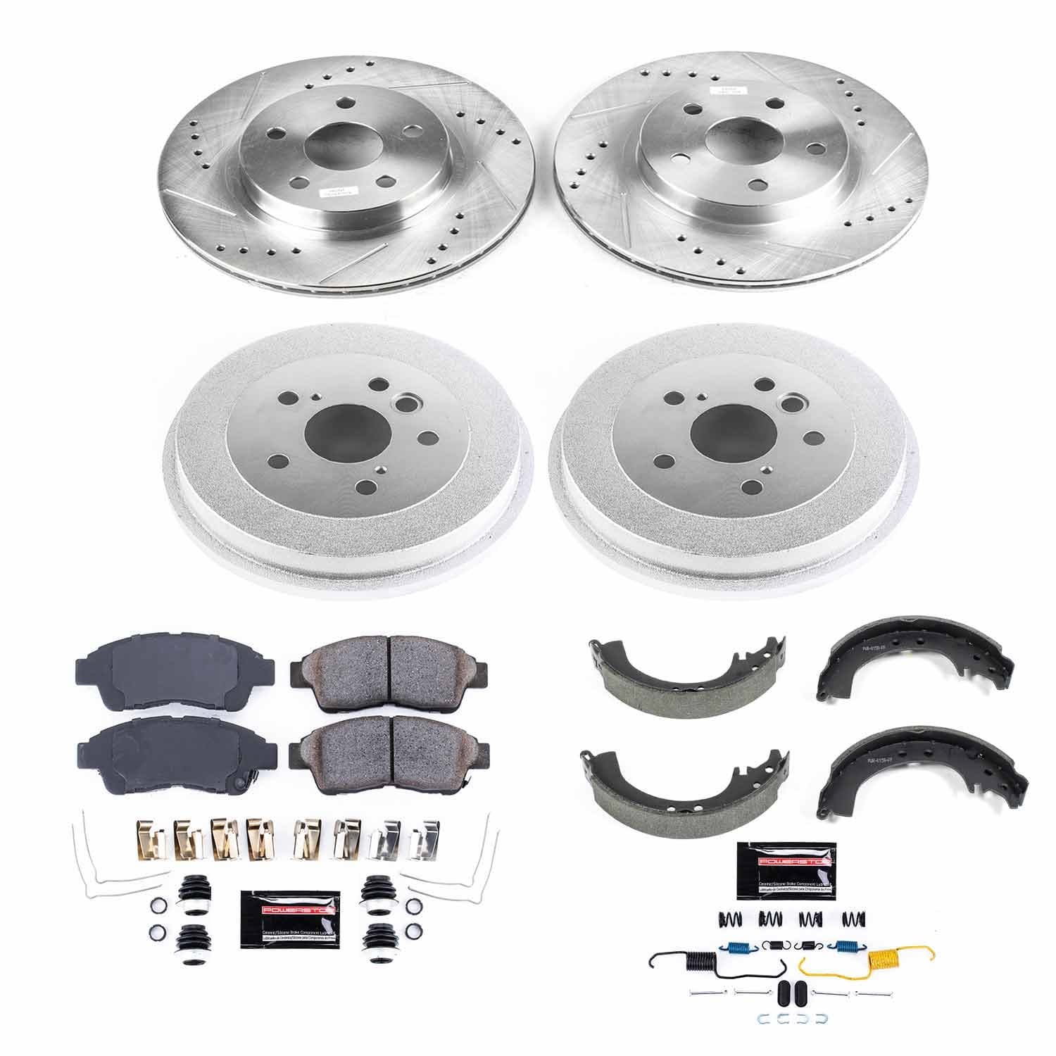 Power Stop - K15062DK - Complete Vehicle Disc/Drum Brake Kit image 1