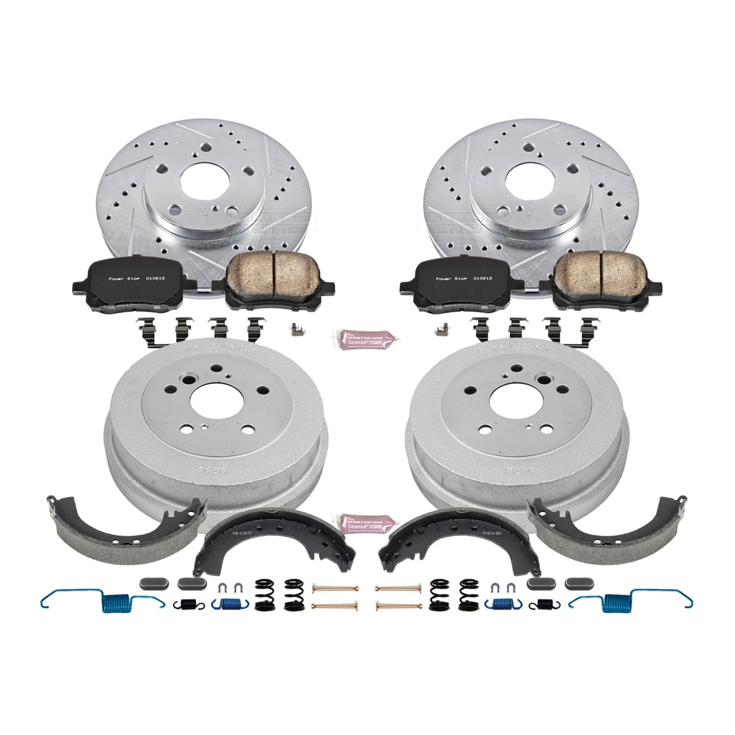 Power Stop - K15064DK - Complete Vehicle Disc/Drum Brake Kit image 1
