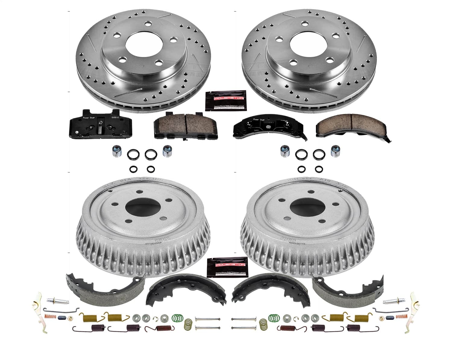 Power Stop - K15080DK - Complete Vehicle Disc/Drum Brake Kit image 1