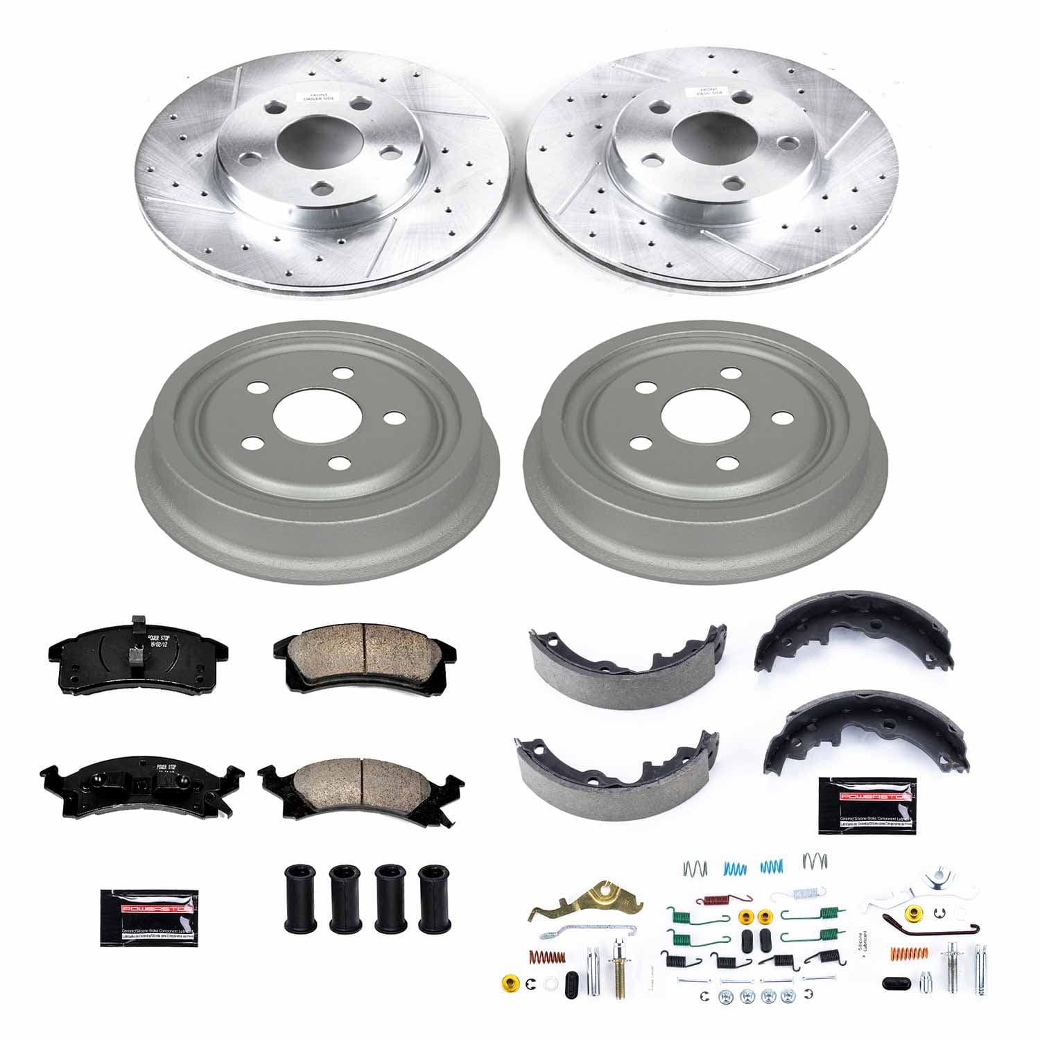 Power Stop - K15083DK - Complete Vehicle Disc/Drum Brake Kit image 1