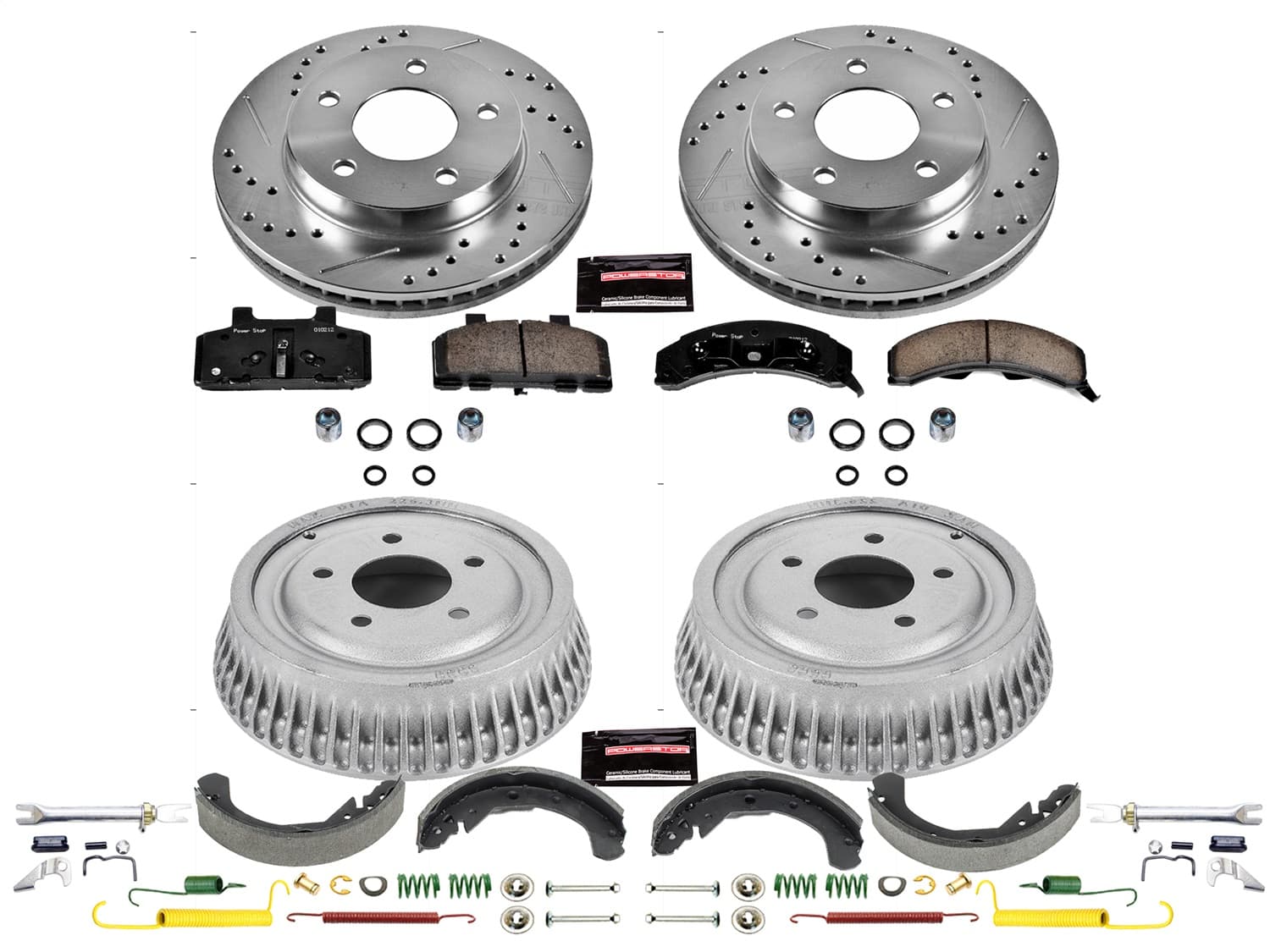 Power Stop - K15084DK - Complete Vehicle Disc/Drum Brake Kit image 1