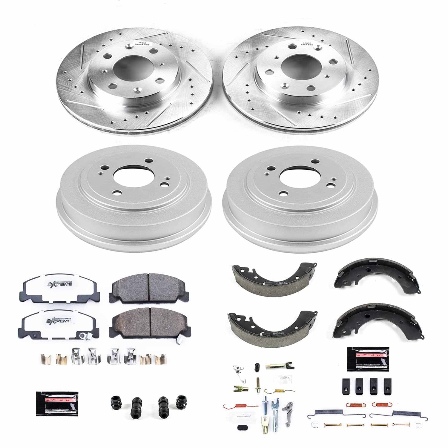 Power Stop - K15085DK-26 - Complete Vehicle Disc/Drum Brake Kit image 1