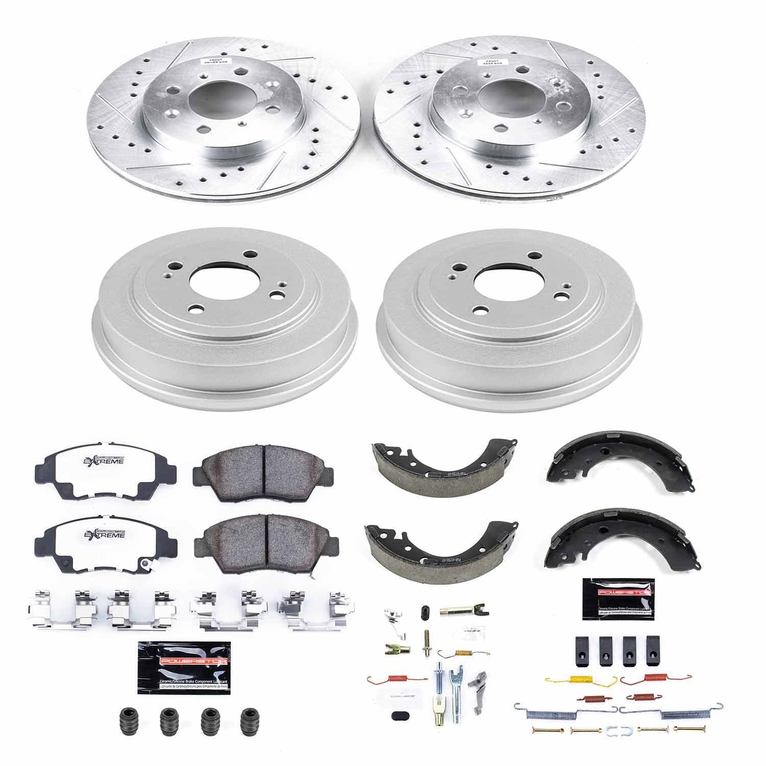 Power Stop - K15088DK-26 - Complete Vehicle Disc/Drum Brake Kit image 1