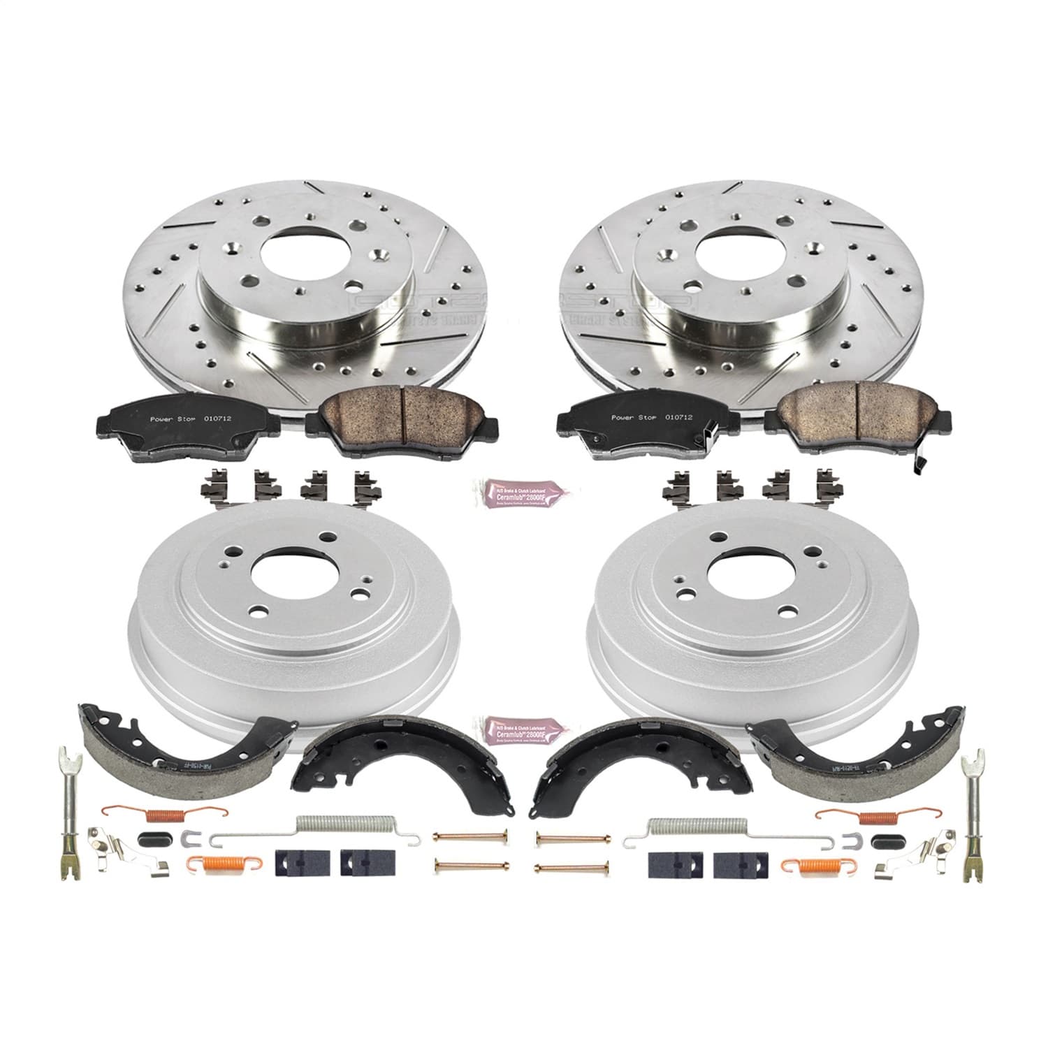 Power Stop - K15088DK - Complete Vehicle Disc/Drum Brake Kit image 1