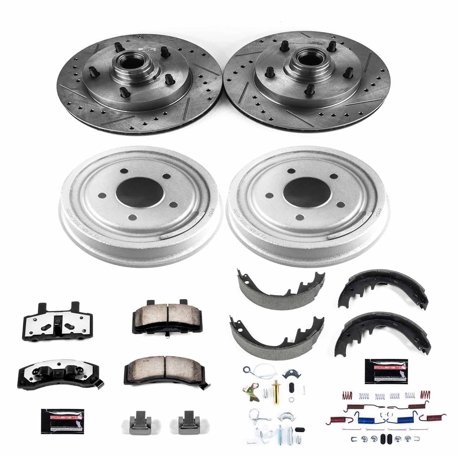 Power Stop - K15089DK-36 - Complete Vehicle Disc/Drum Brake Kit image 1