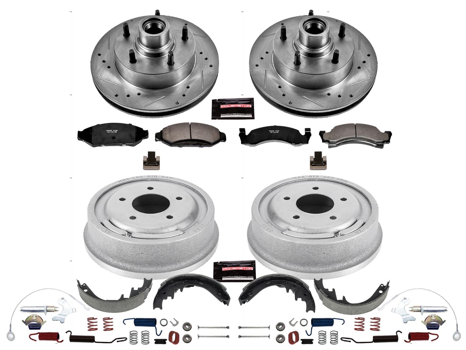 Power Stop - K15089DK - Complete Vehicle Disc/Drum Brake Kit image 1