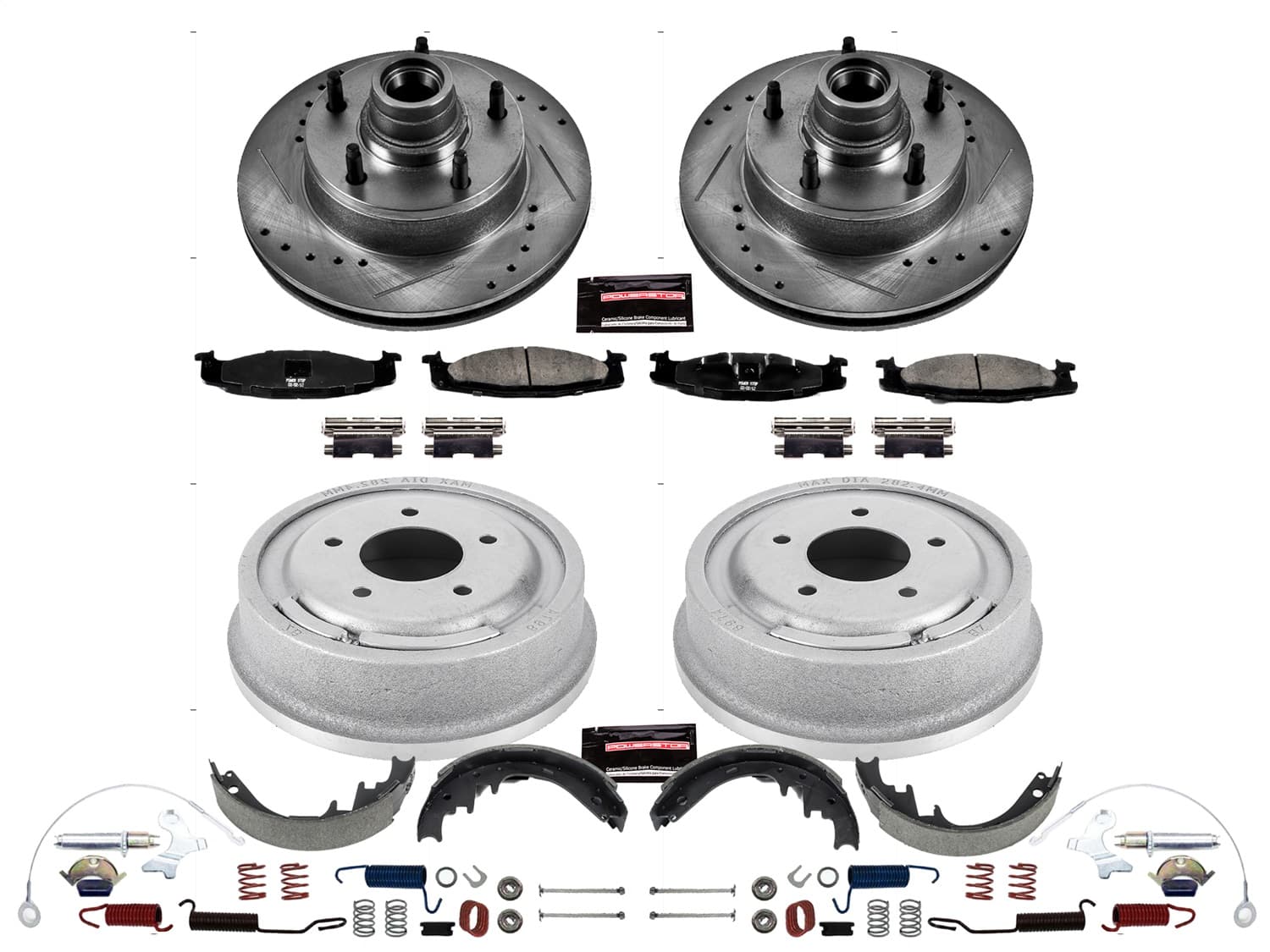 Power Stop - K15090DK - Complete Vehicle Disc/Drum Brake Kit image 1