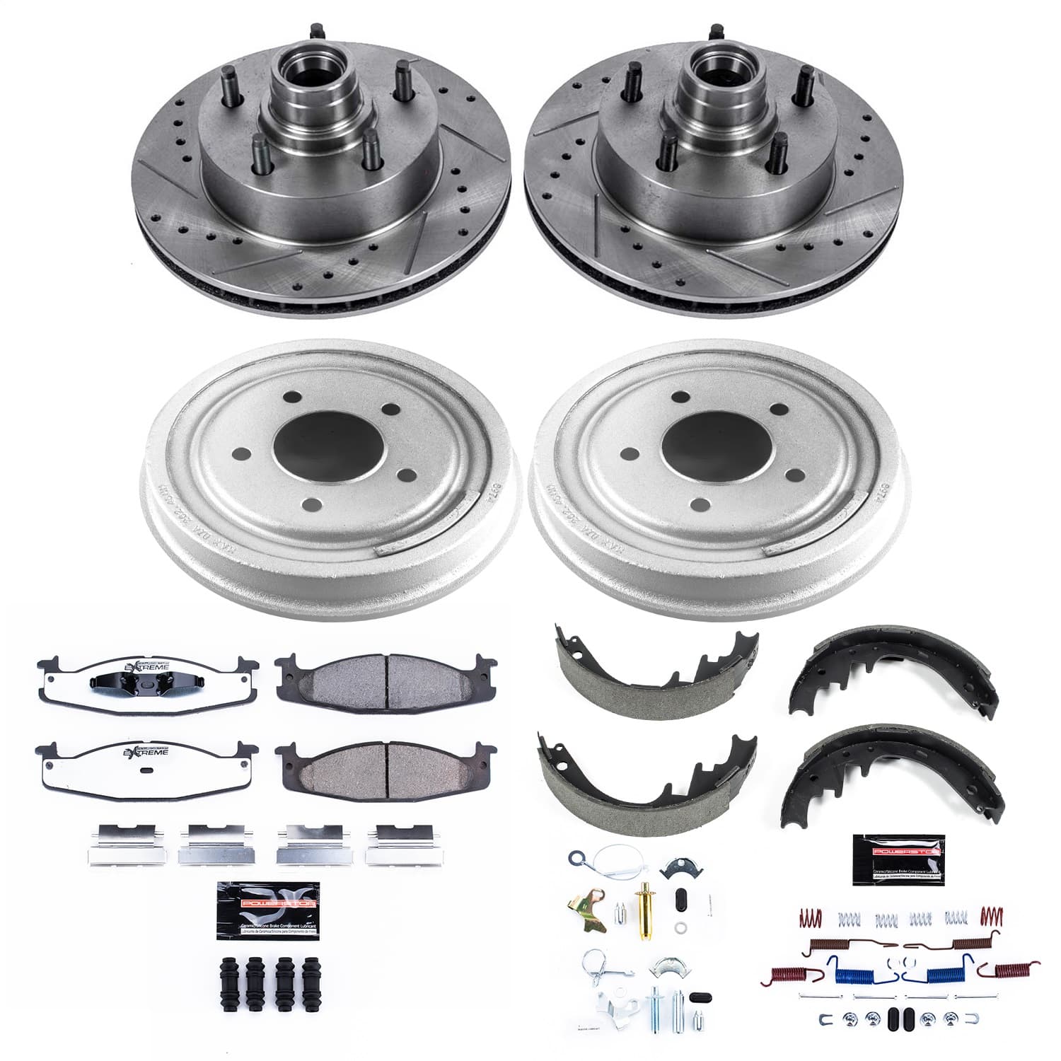 Power Stop - K15091DK-36 - Complete Vehicle Disc/Drum Brake Kit image 1