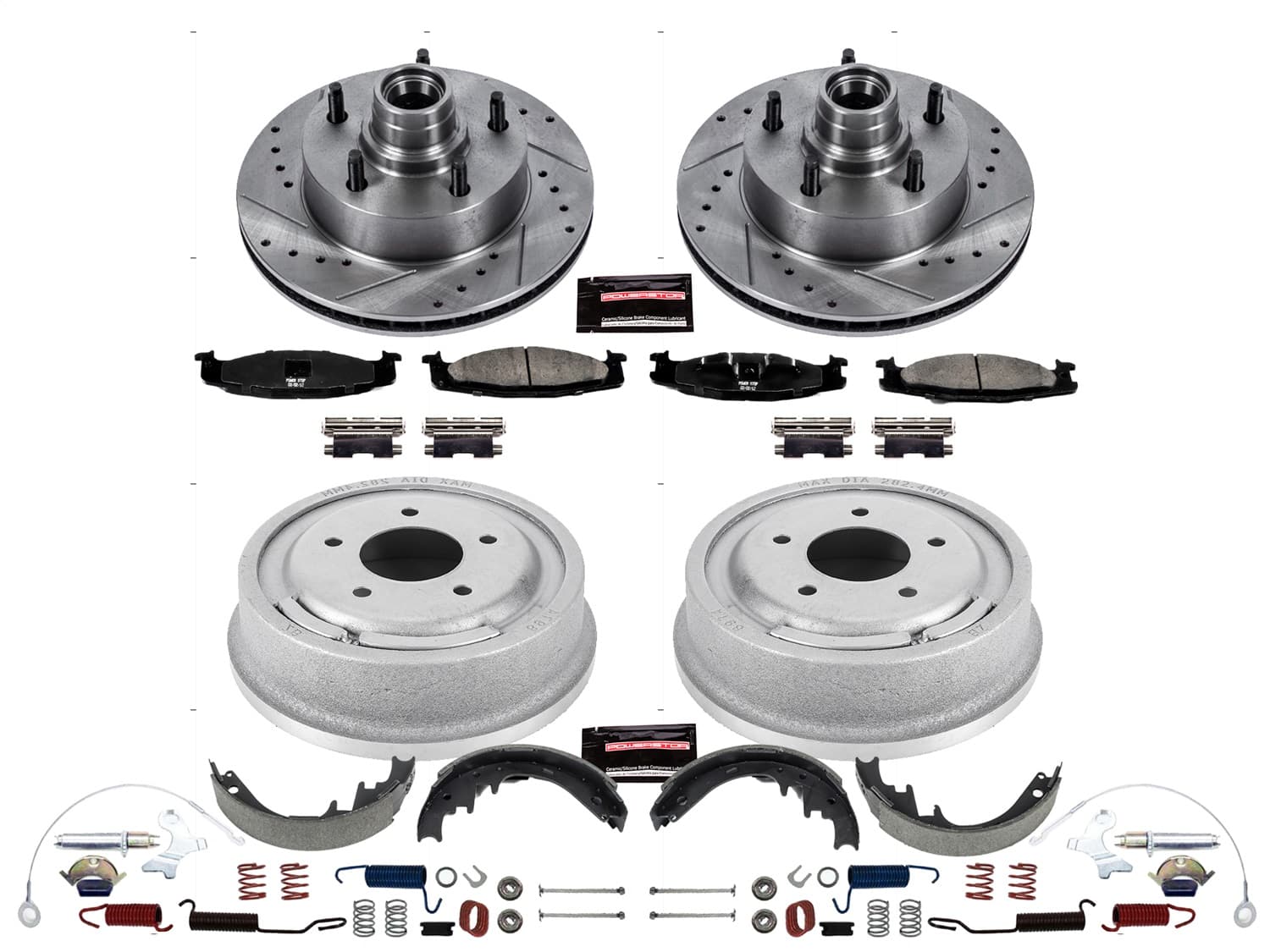 Power Stop - K15091DK - Complete Vehicle Disc/Drum Brake Kit image 1