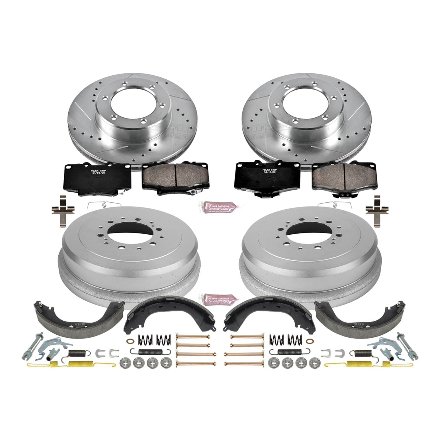 Power Stop - K15094DK - Complete Vehicle Disc/Drum Brake Kit image 1