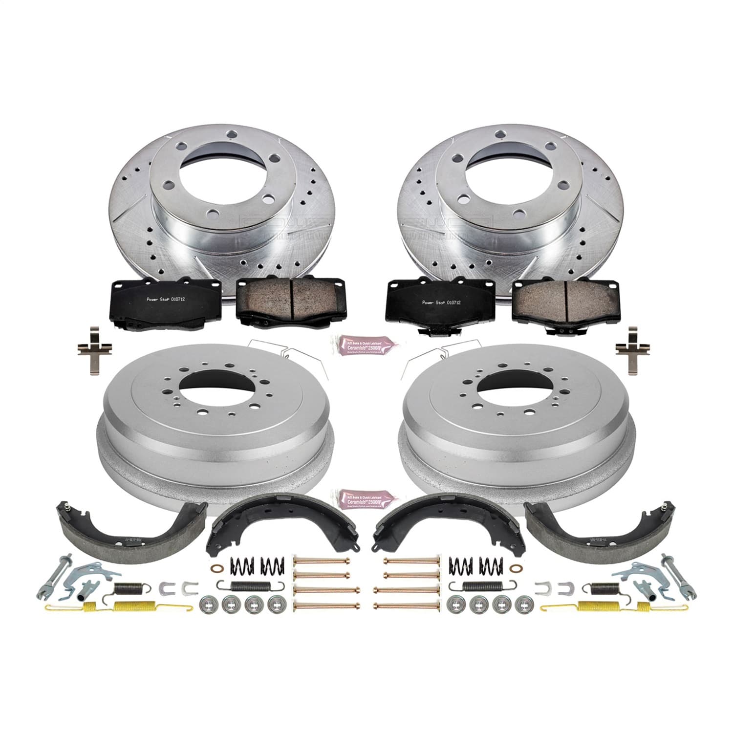 Power Stop - K15095DK - Complete Vehicle Disc/Drum Brake Kit image 1