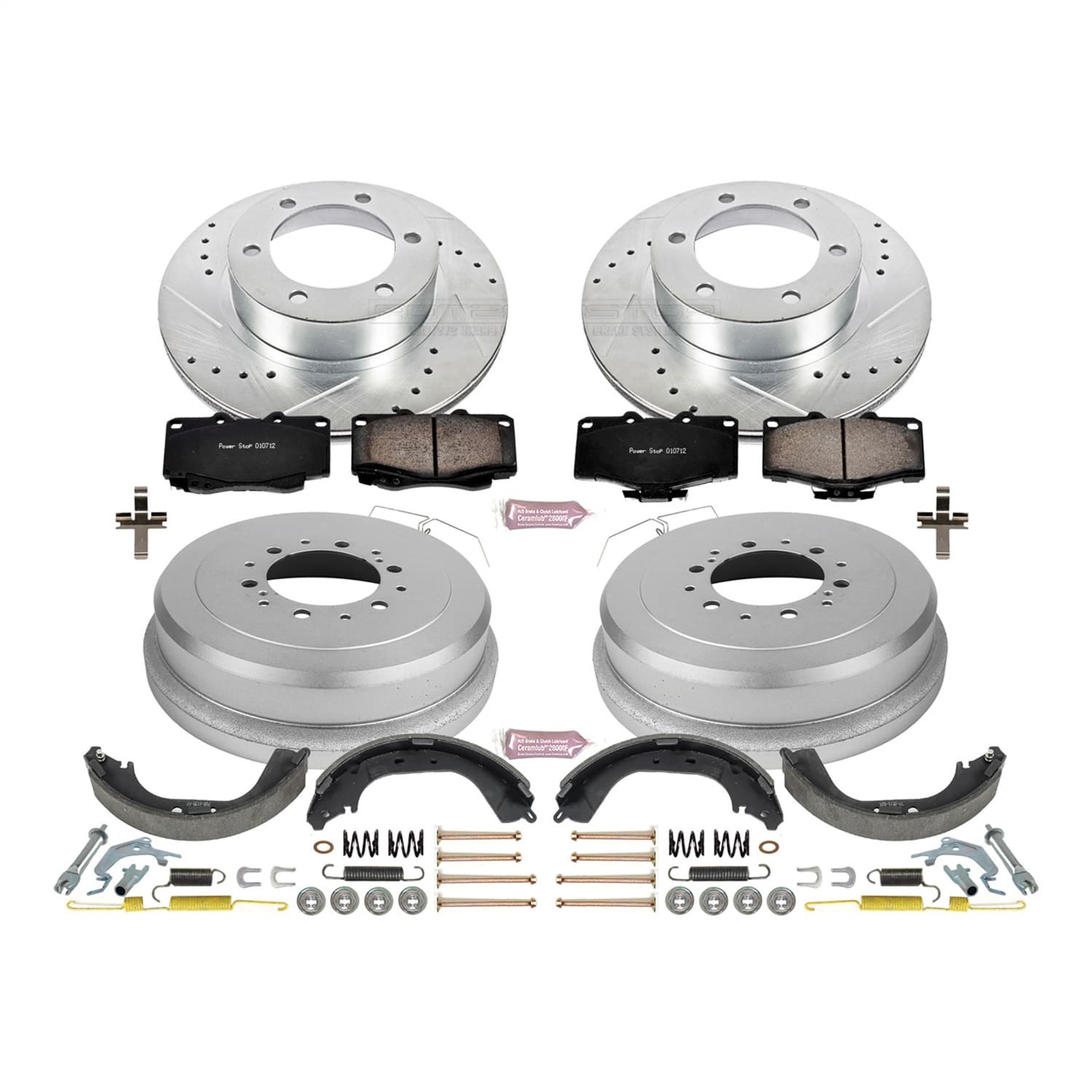 Power Stop - K15096DK - Complete Vehicle Disc/Drum Brake Kit image 1