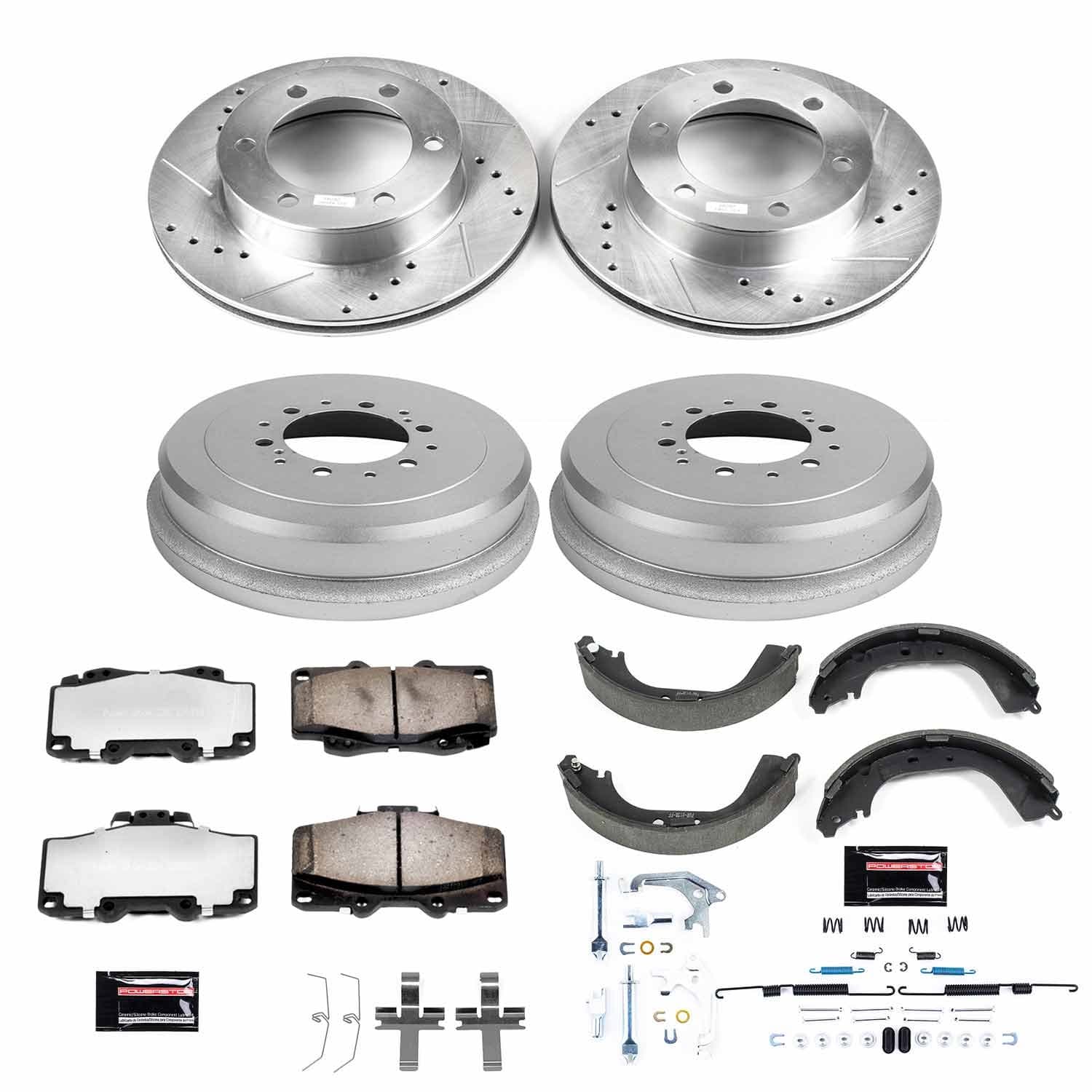 Power Stop - K15097DK-36 - Complete Vehicle Disc/Drum Brake Kit image 1