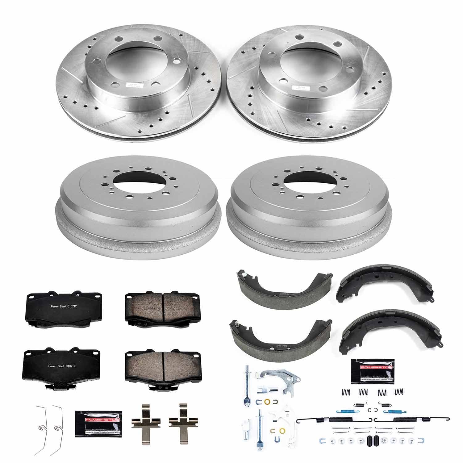 Power Stop - K15097DK - Complete Vehicle Disc/Drum Brake Kit image 1