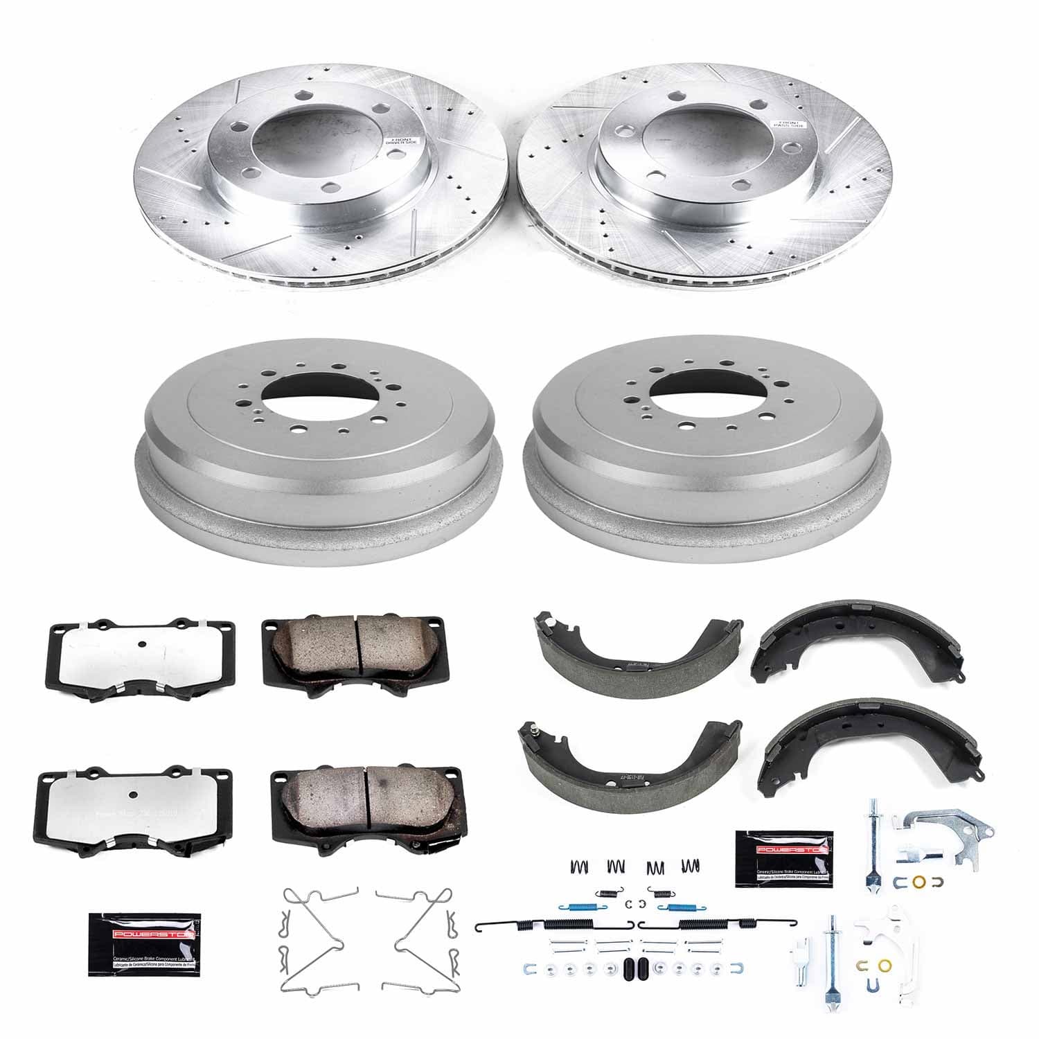 Power Stop - K15098DK-36 - Complete Vehicle Disc/Drum Brake Kit image 1
