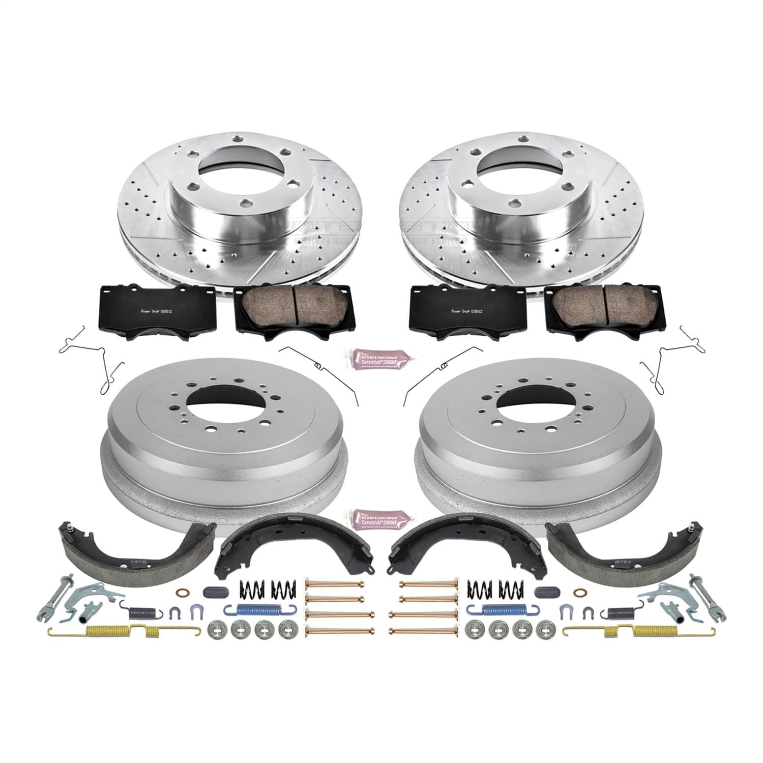 Power Stop - K15098DK - Complete Vehicle Disc/Drum Brake Kit image 1