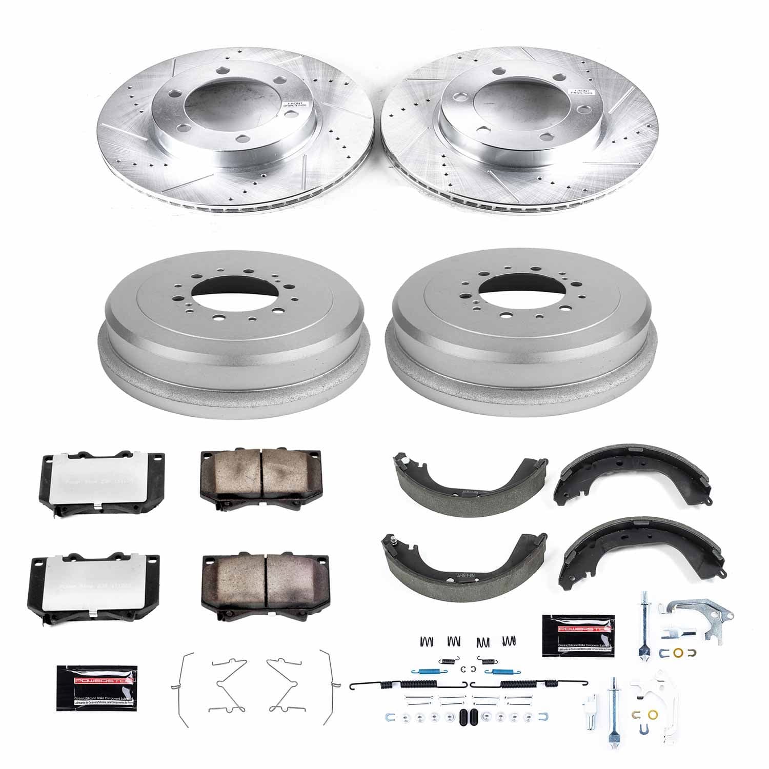 Power Stop - K15099DK-36 - Complete Vehicle Disc/Drum Brake Kit image 1