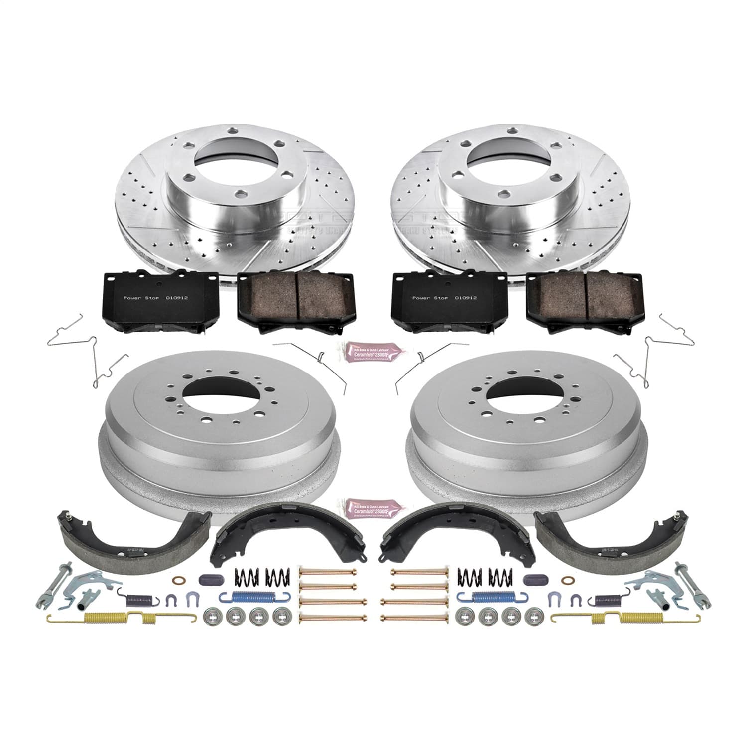 Power Stop - K15099DK - Complete Vehicle Disc/Drum Brake Kit image 1