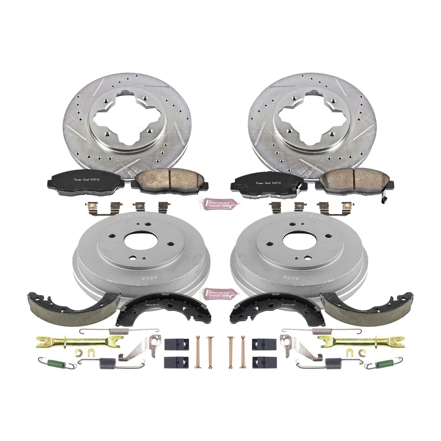 Power Stop - K15105DK - Complete Vehicle Disc/Drum Brake Kit image 1