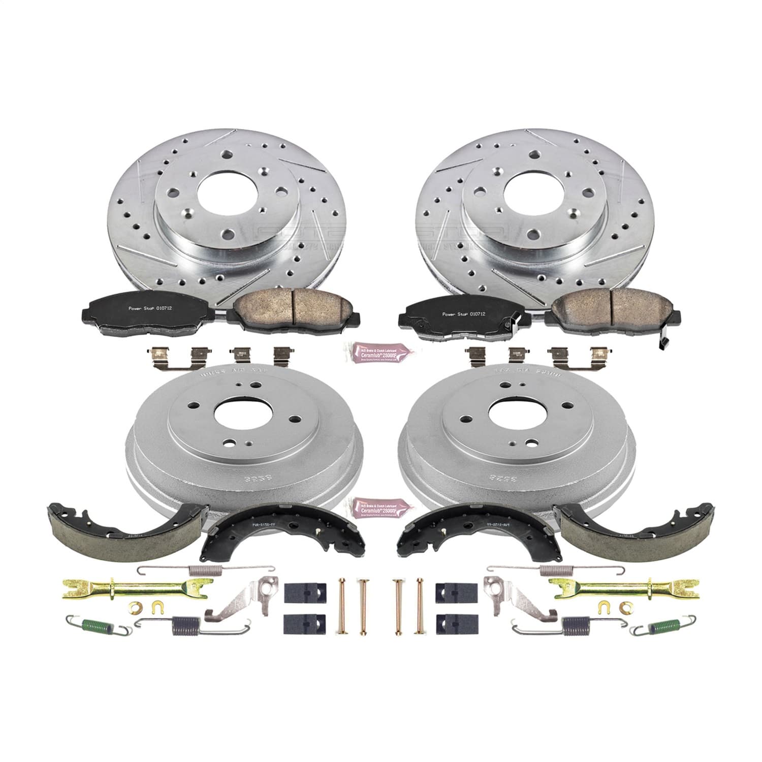 Power Stop - K15106DK - Complete Vehicle Disc/Drum Brake Kit image 1