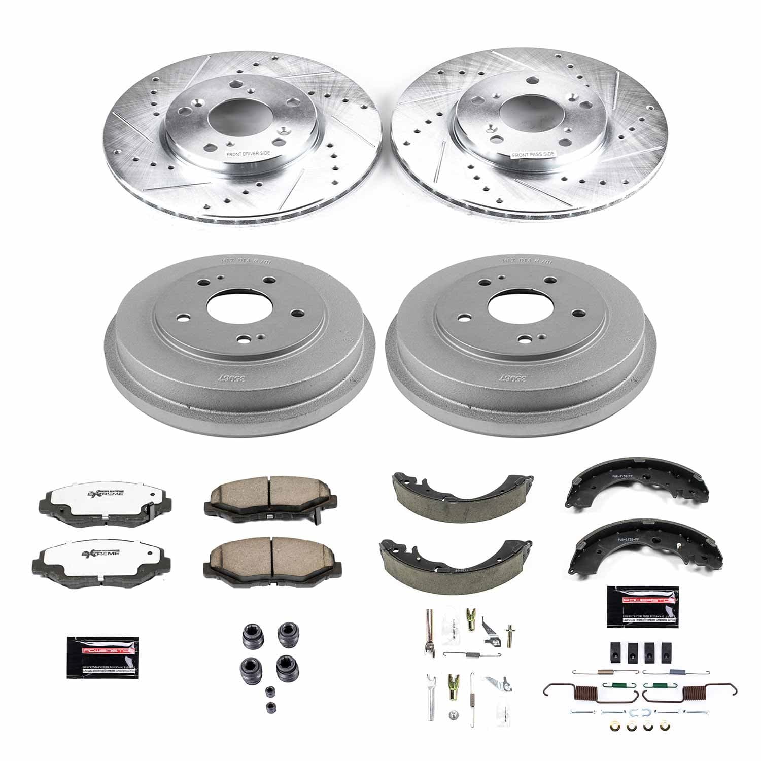 Power Stop - K15107DK-26 - Complete Vehicle Disc/Drum Brake Kit image 1